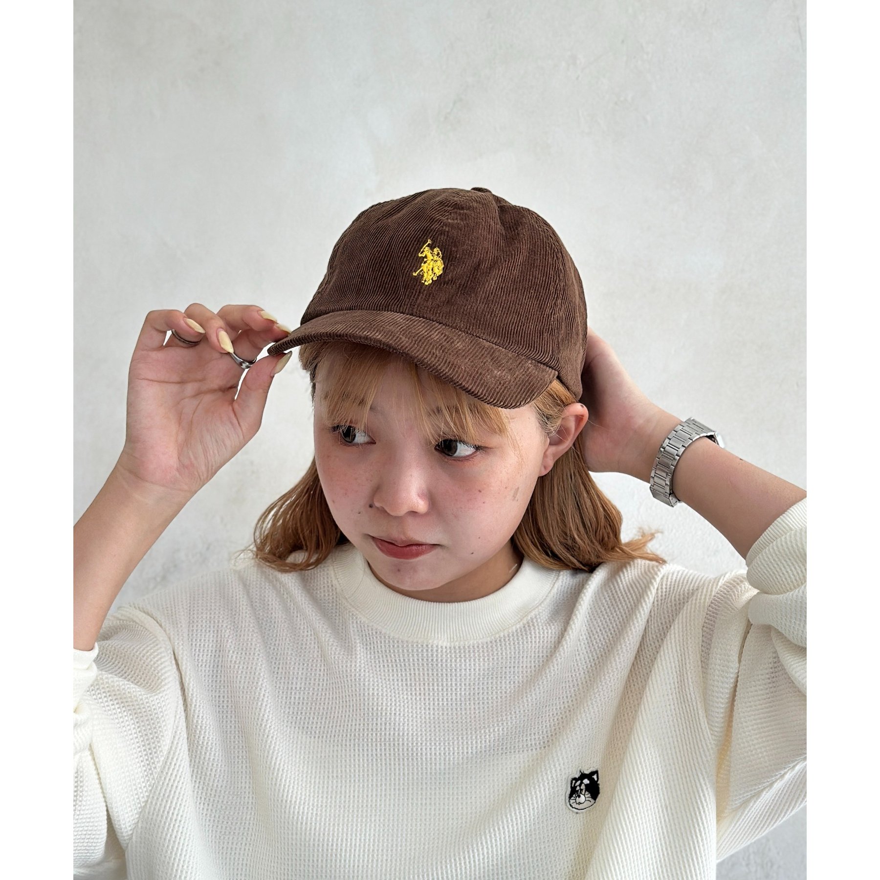 U.S. POLO ASSN.】コーデュロイキャップ | ファッション通販