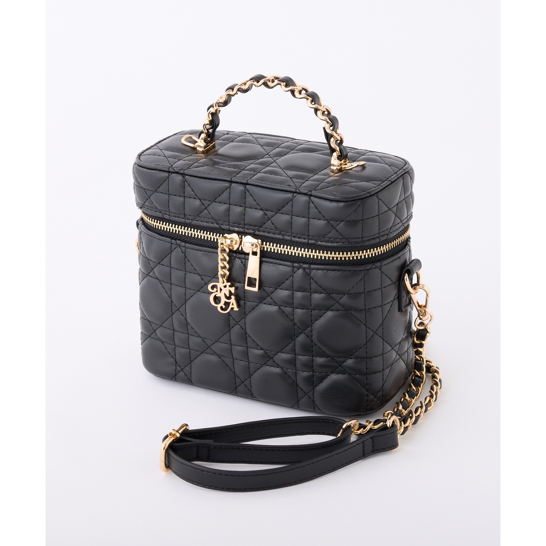 タイムセール！！！！！ chiiibag マイクロバニティ　ブラック Shrink Leather Micro Vanity – ch!iii