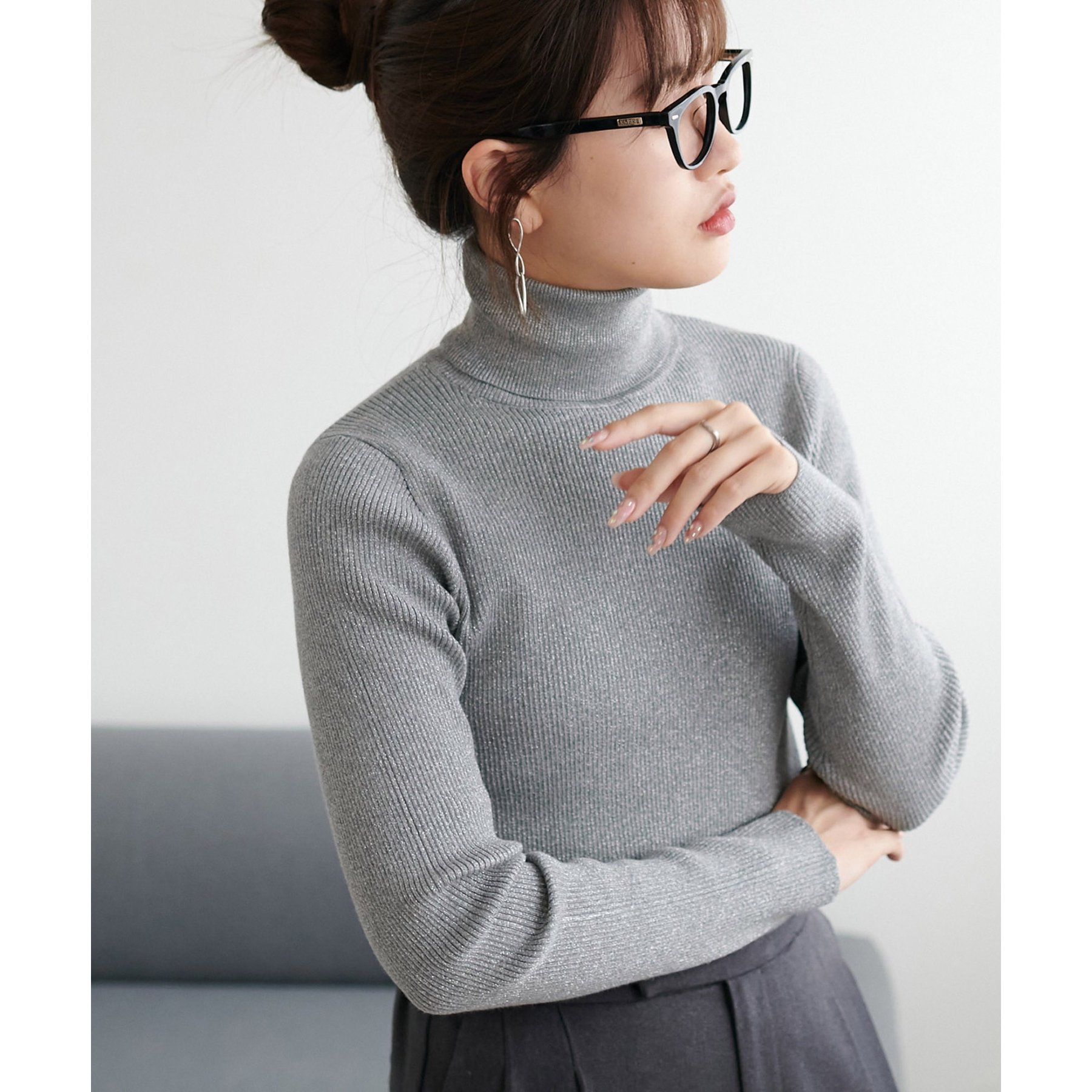 WEB限定】ラメリブタートル | ファッション通販サイト NUGU