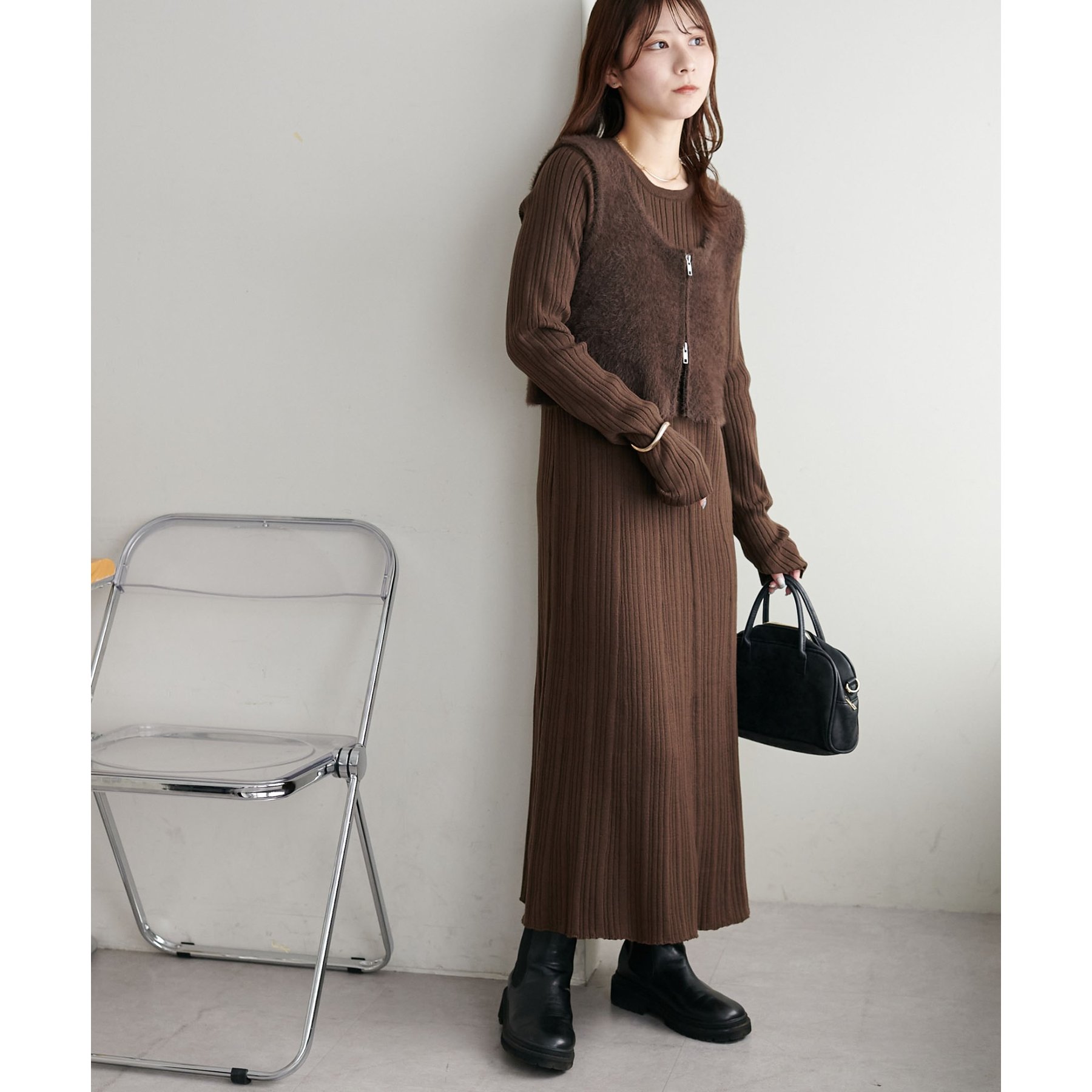 えり　ENFOLD コクーンワンピース　36 オケージョン えり ENFOLD コクーンワンピース 36 オケージョン ENFOLD