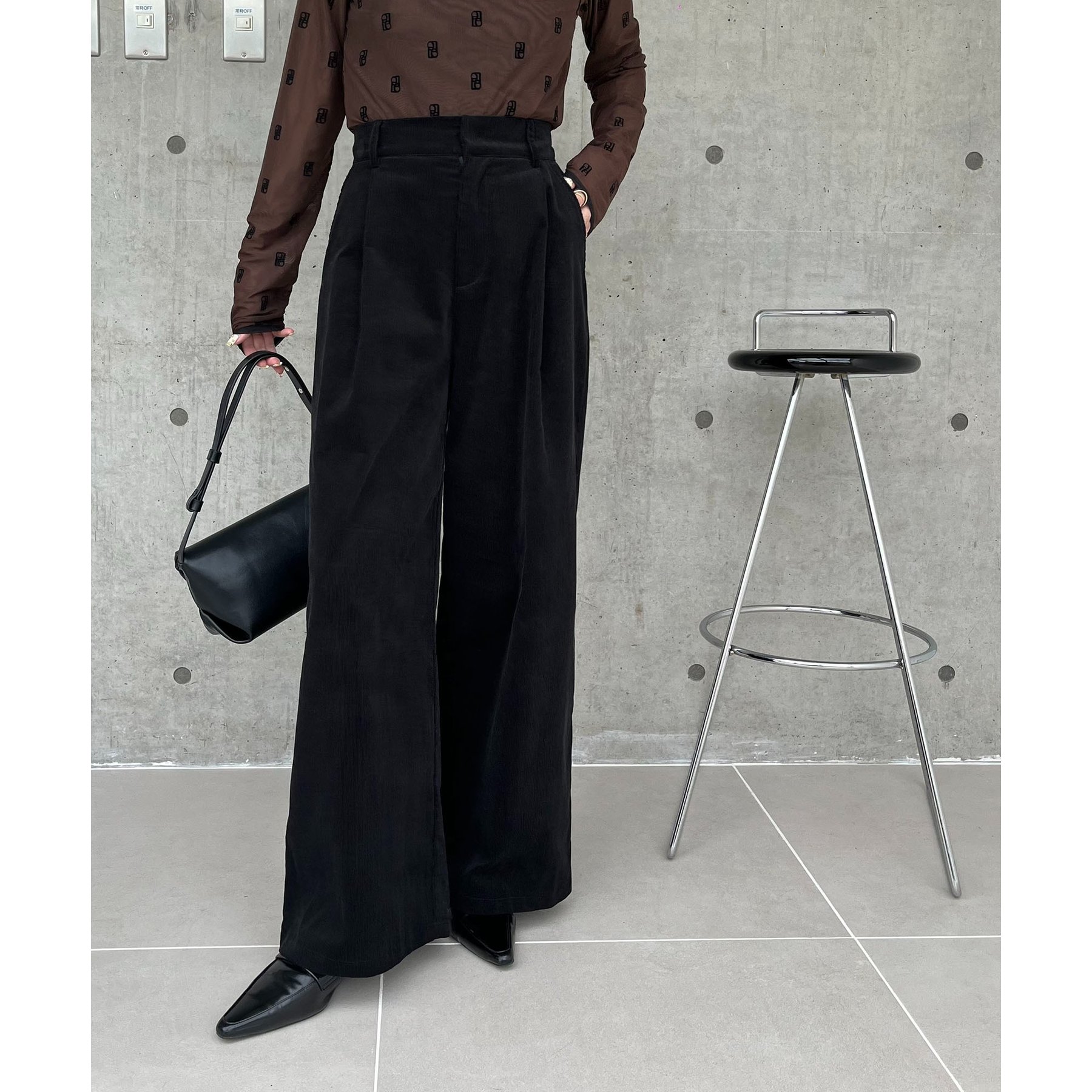 THE ROWEglittaコーデュロイストレートパンツ THE ROW Eglitta