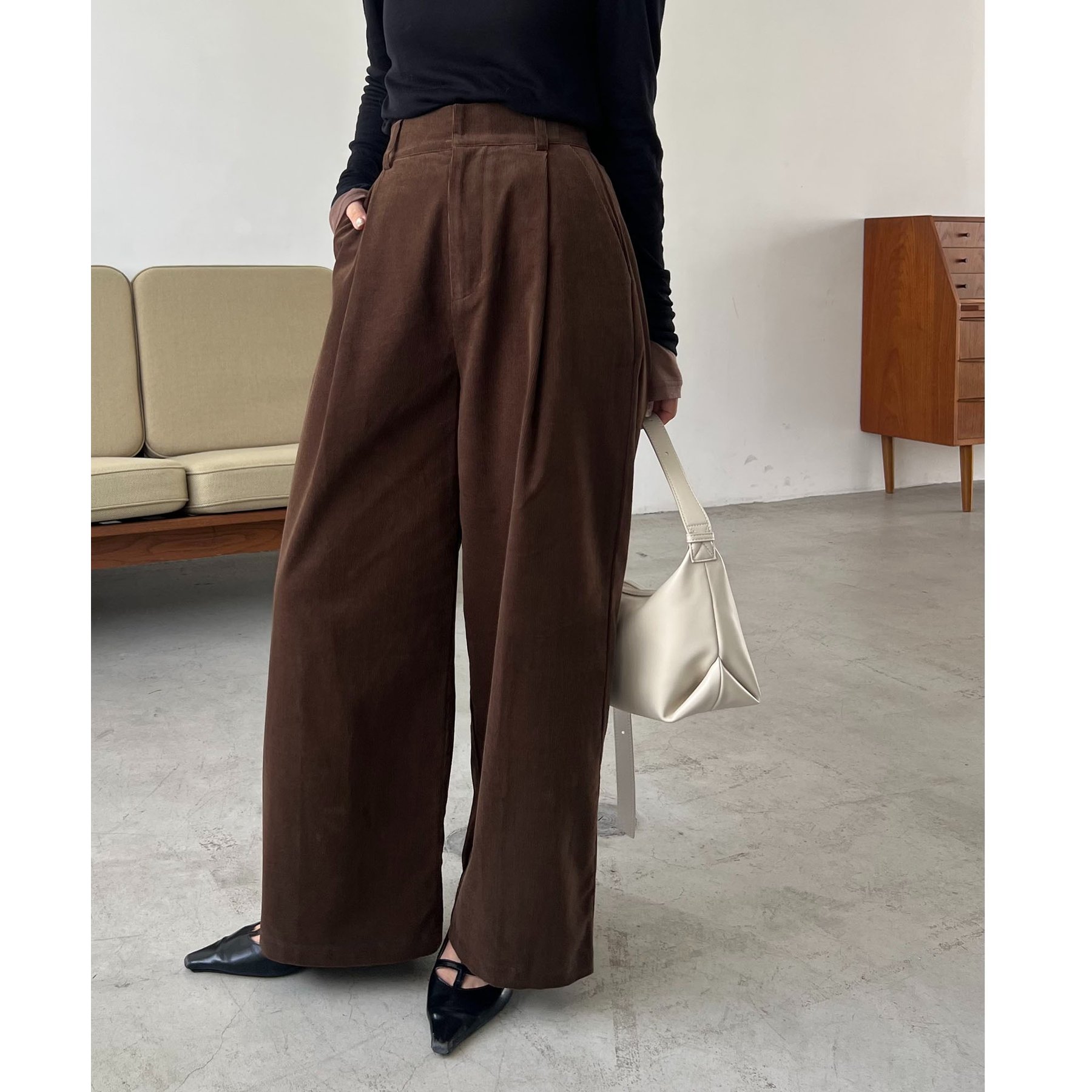 BRILL ブリル 23AW 新品 コーディロイパンツ ストレート ワイド wfp03222.jpg