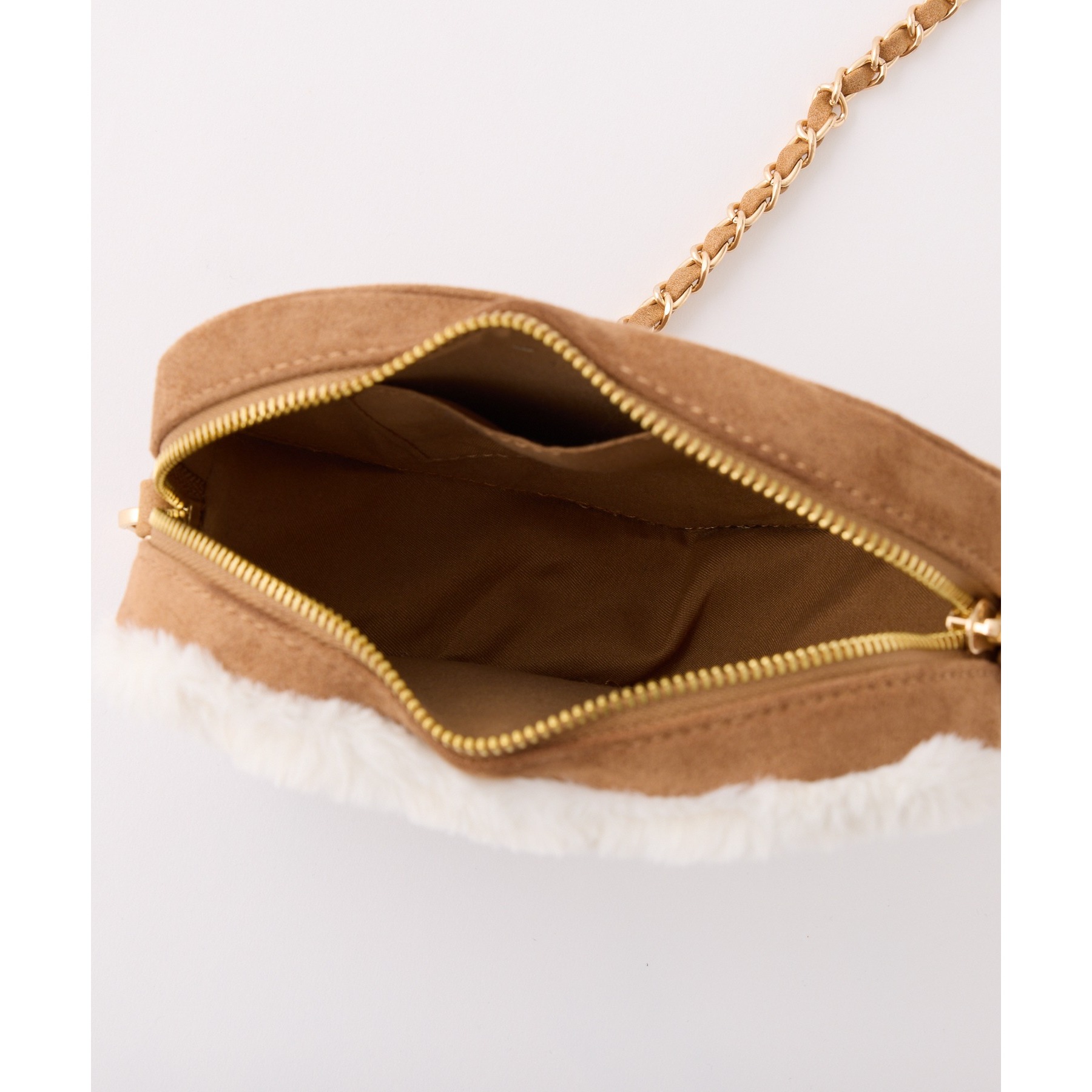 ブラウン/サックスブルー通常販売！】ハートスエードロゴ