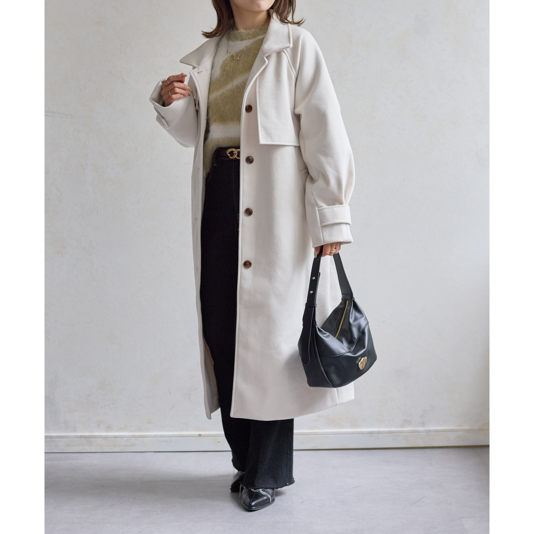 Yuna＆Mayuコラボ企画】ニュアンスワンハンドルバッグ | ファッション