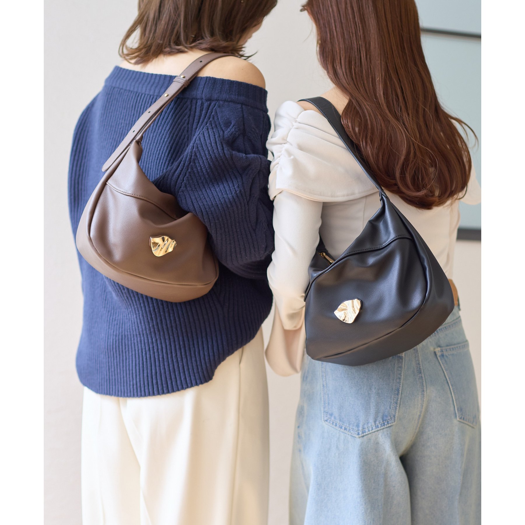 Yuna＆Mayuコラボ企画】ニュアンスワンハンドルバッグ | ファッション