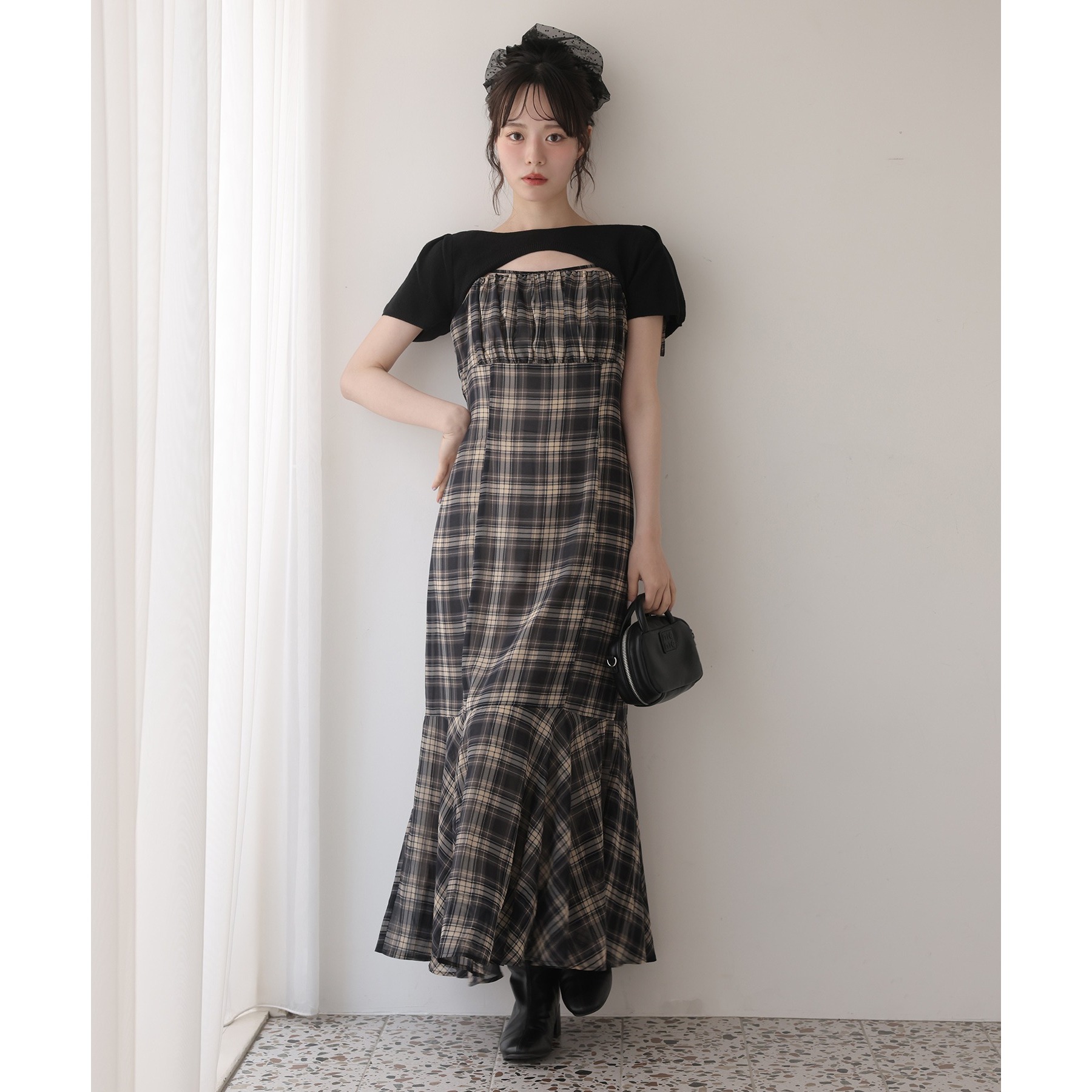 ナイスクラップ♡ニットセットキャミワンピ ニットセットキャミワンピ | ファッション通販サイト NUGU