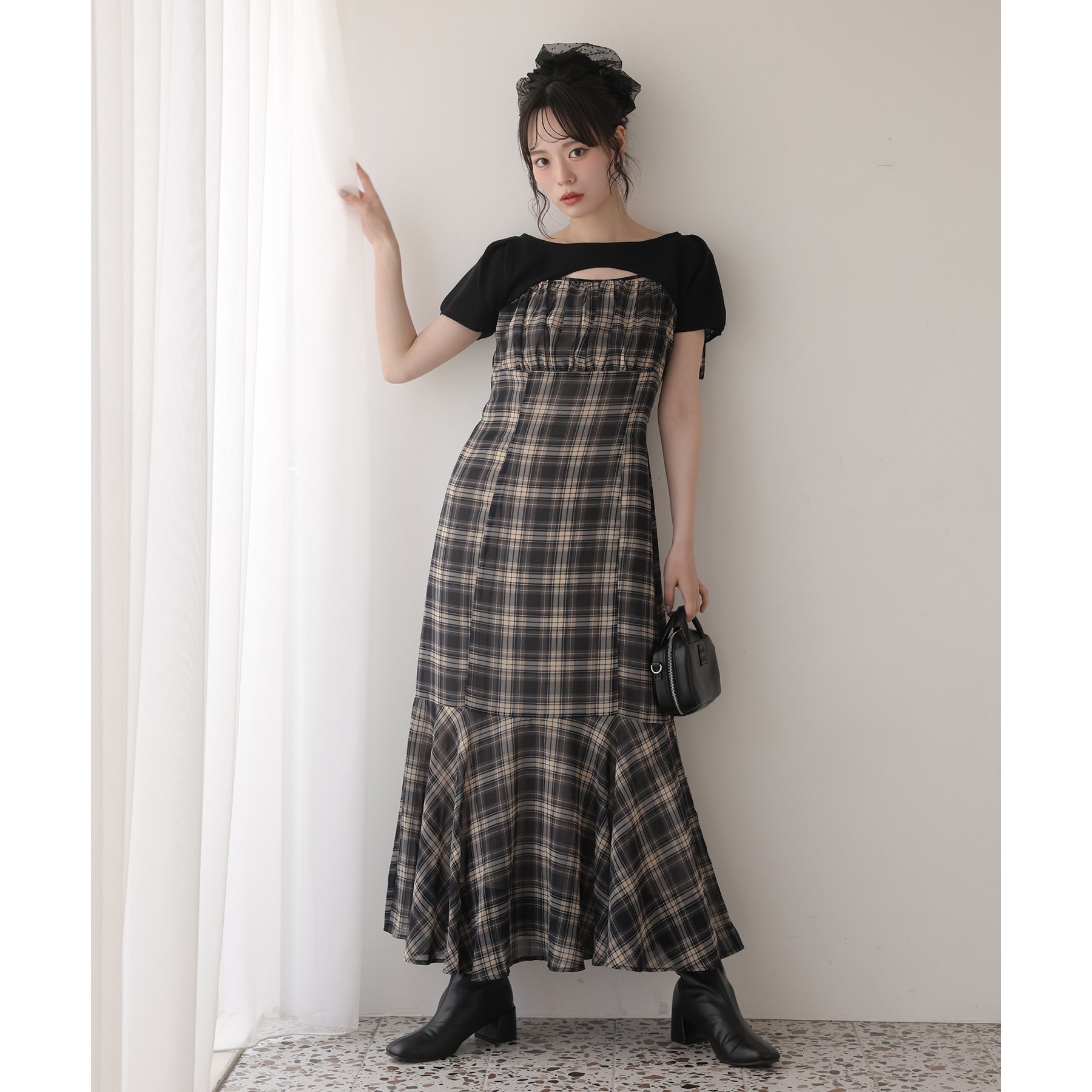 ナイスクラップ♡ニットセットキャミワンピ ニットセットキャミワンピ | ファッション通販サイト NUGU