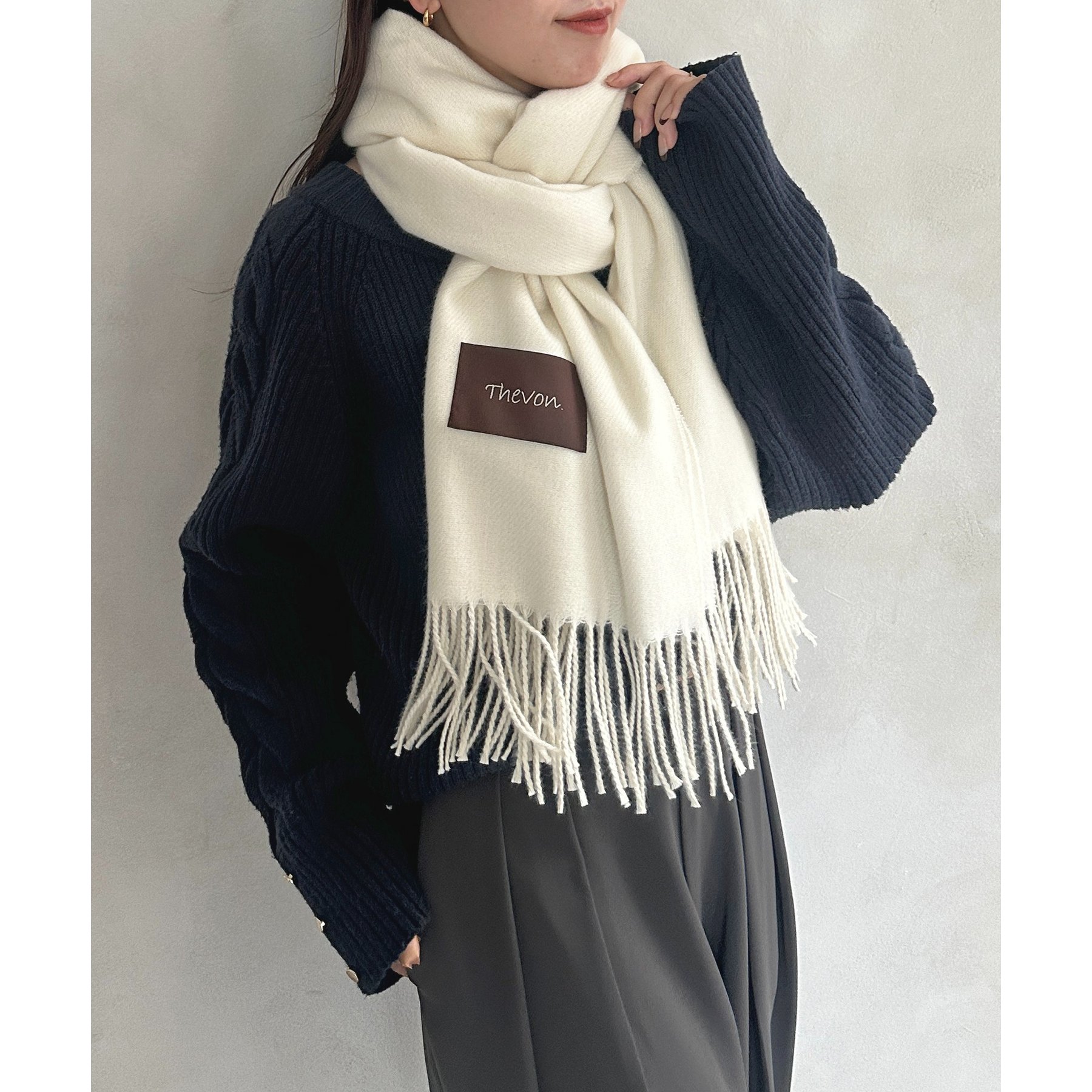 ソフトタッチカラーストール | ファッション通販サイト NUGU