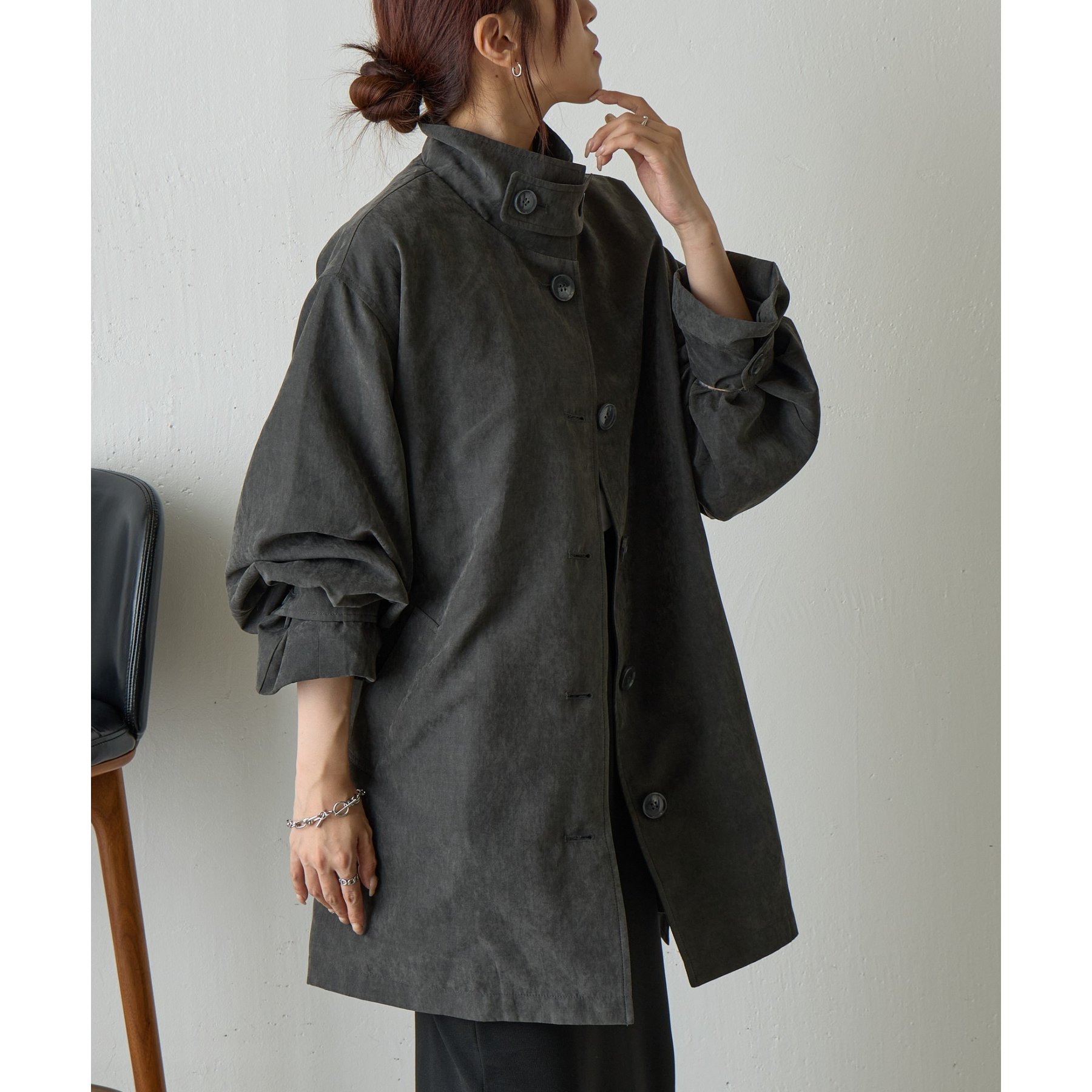 ピーチミドルトレンチコート | ファッション通販サイト NUGU