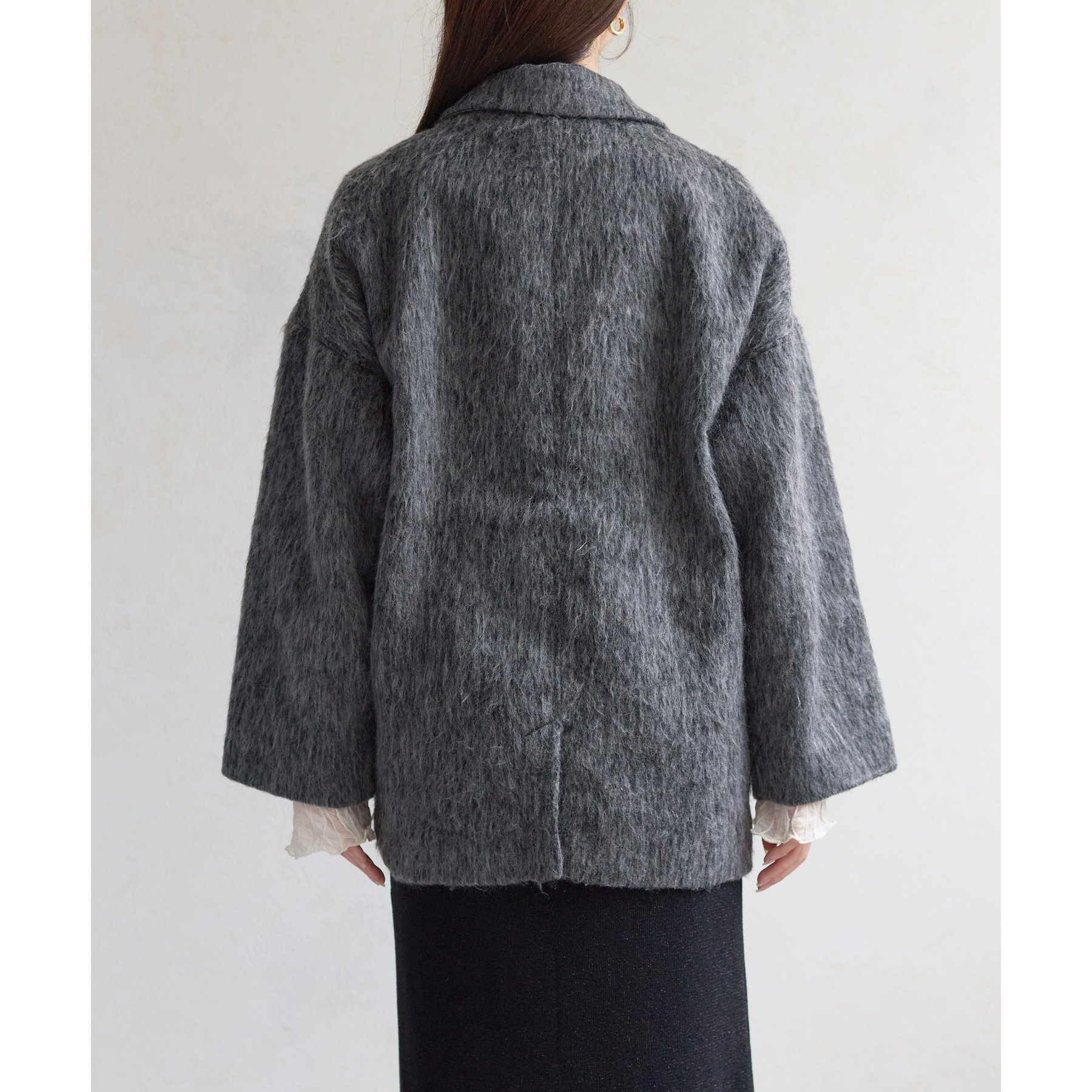 シャギーミドルコート | ファッション通販サイト NUGU