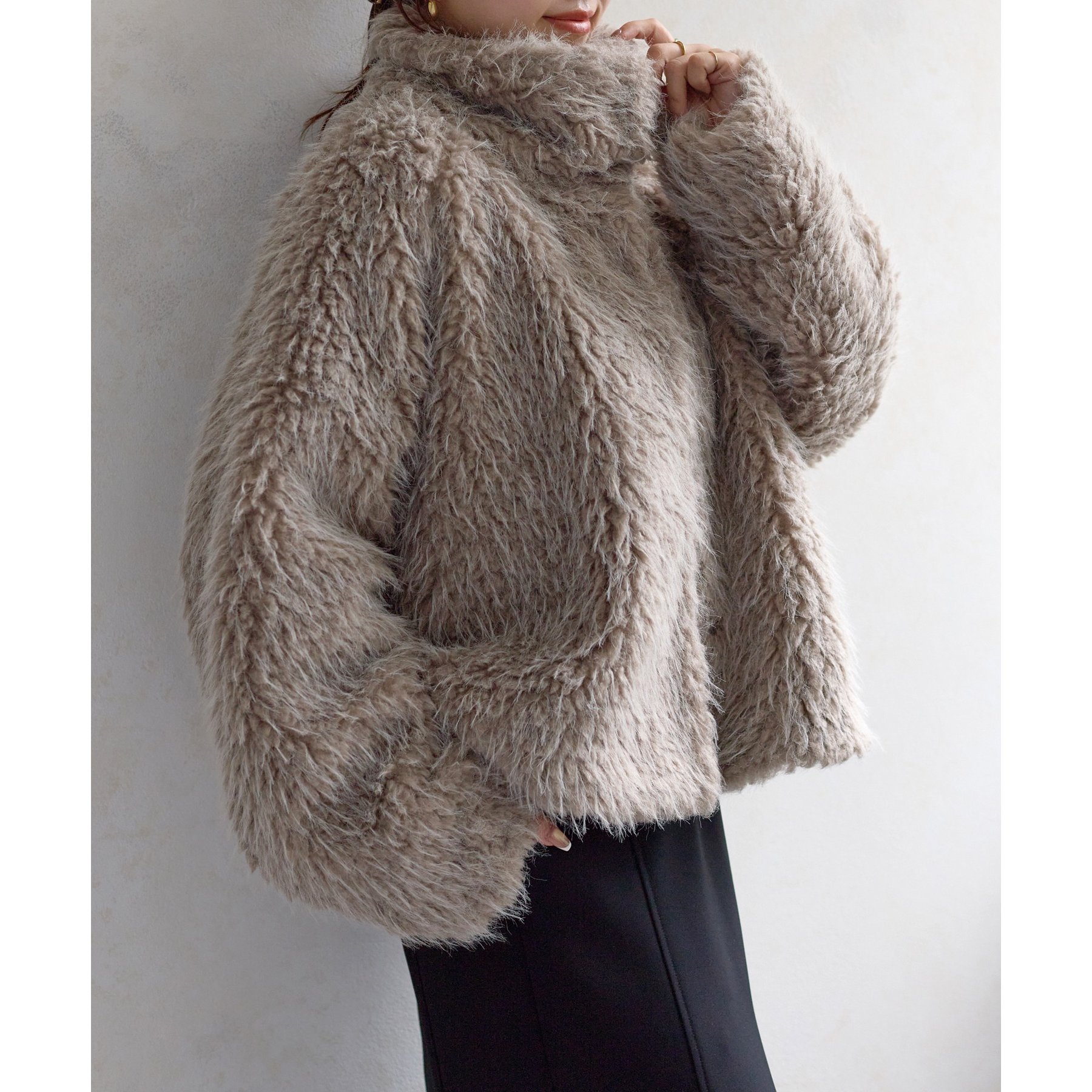 MIXファースタンドブルゾン MIXファースタンドブルゾン | ファッション通販サイト NUGU