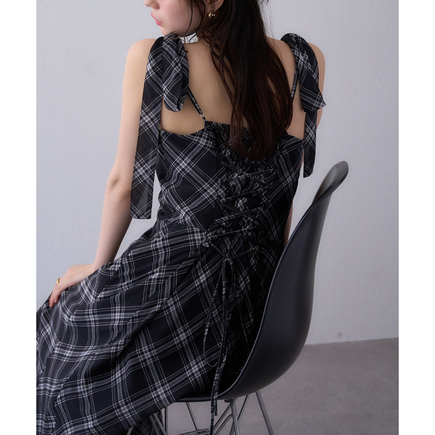 新品タグ付き 【DOLCE &GABBANA】 キャミソール ワンピース オクタダブルクロス・コクーンキャミワンピース/40代50代からの