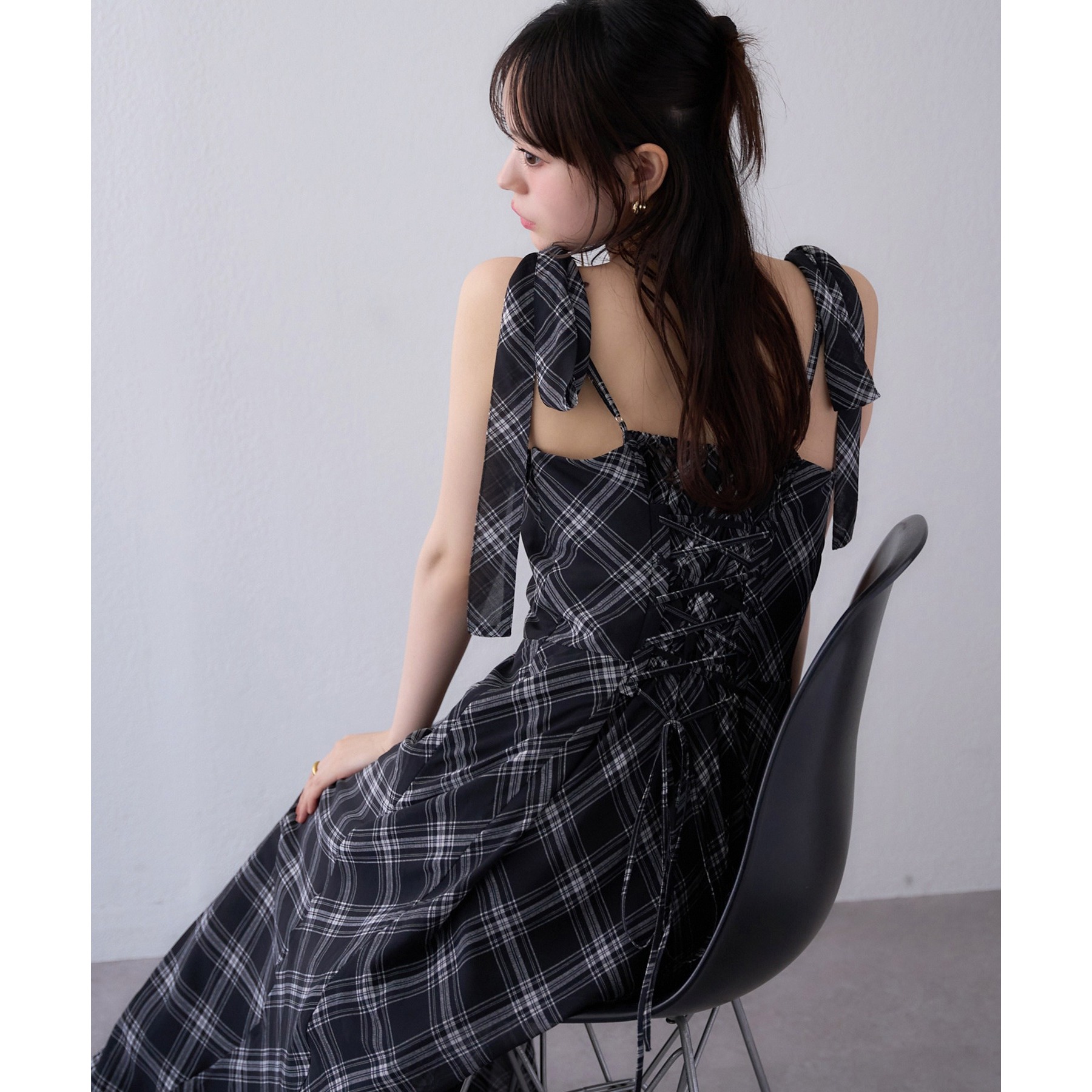 新色追加】着痩せ効果抜群/マイナス5キロ見えキャミワンピ