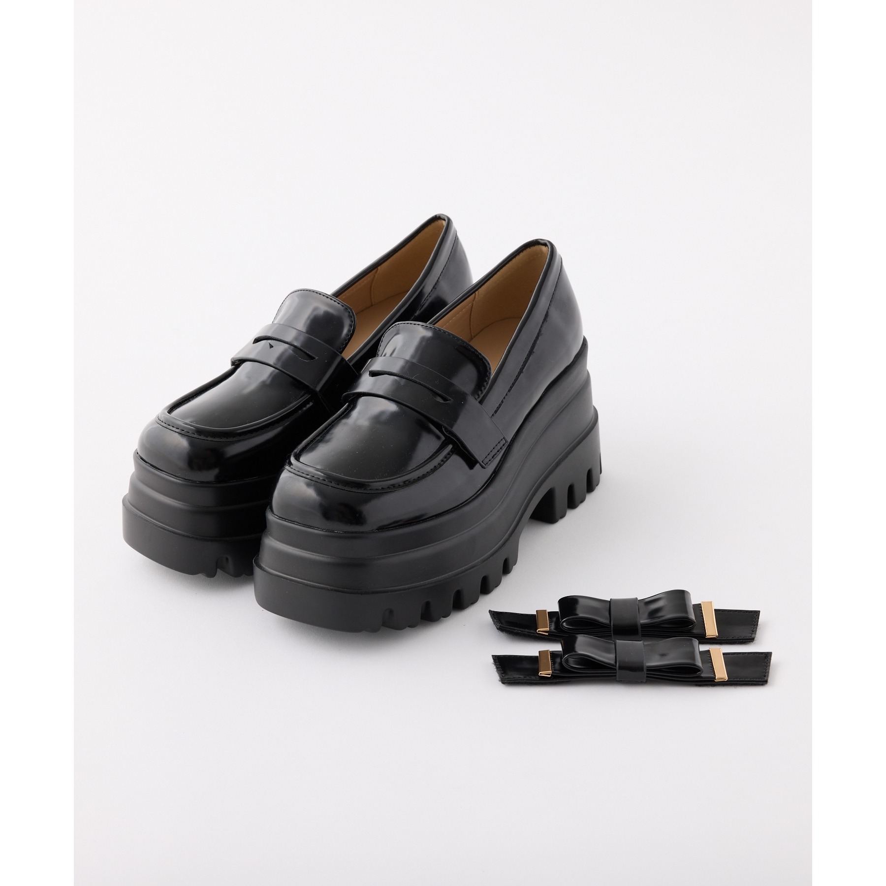 【２WAY仕様】マイナス3キロ見え厚底ローファー 2WAY仕様】マイナス3キロ見え厚底ローファー | ファッション