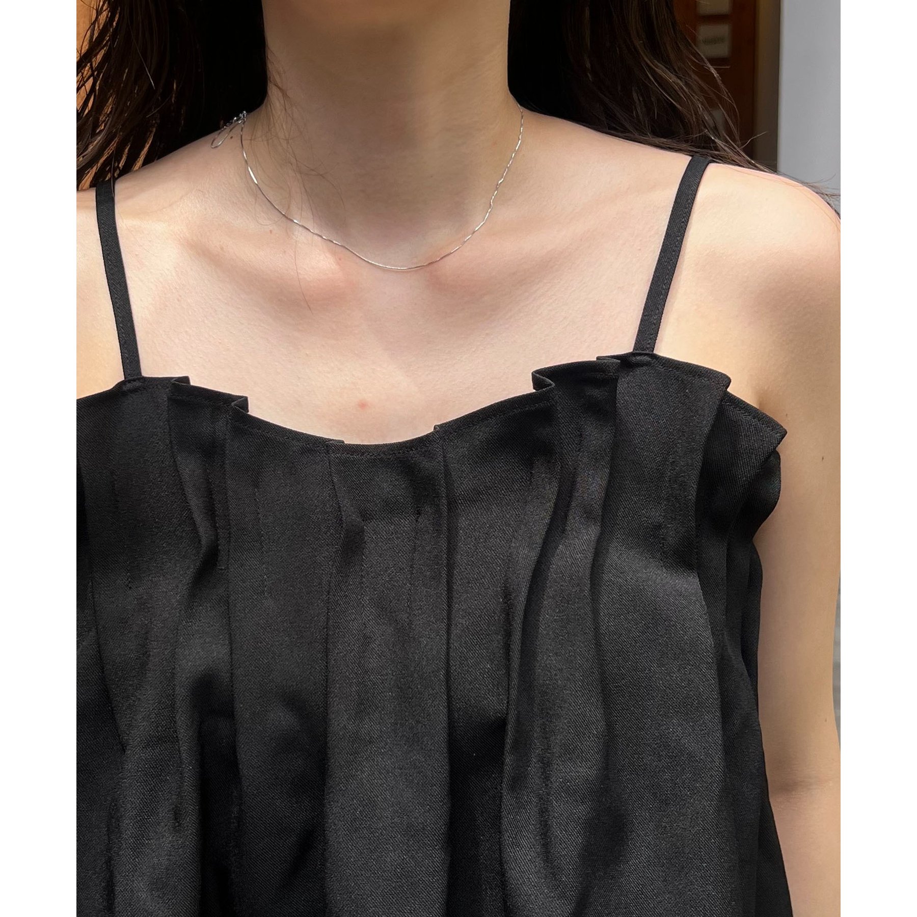 新品 CAPRICIEUX LE'MAGE オールシーズン◎ タックフレアキャミ オールシーズン◎】タックフレアキャミ | CAPRICIEUX LE'MAGE(カプリ