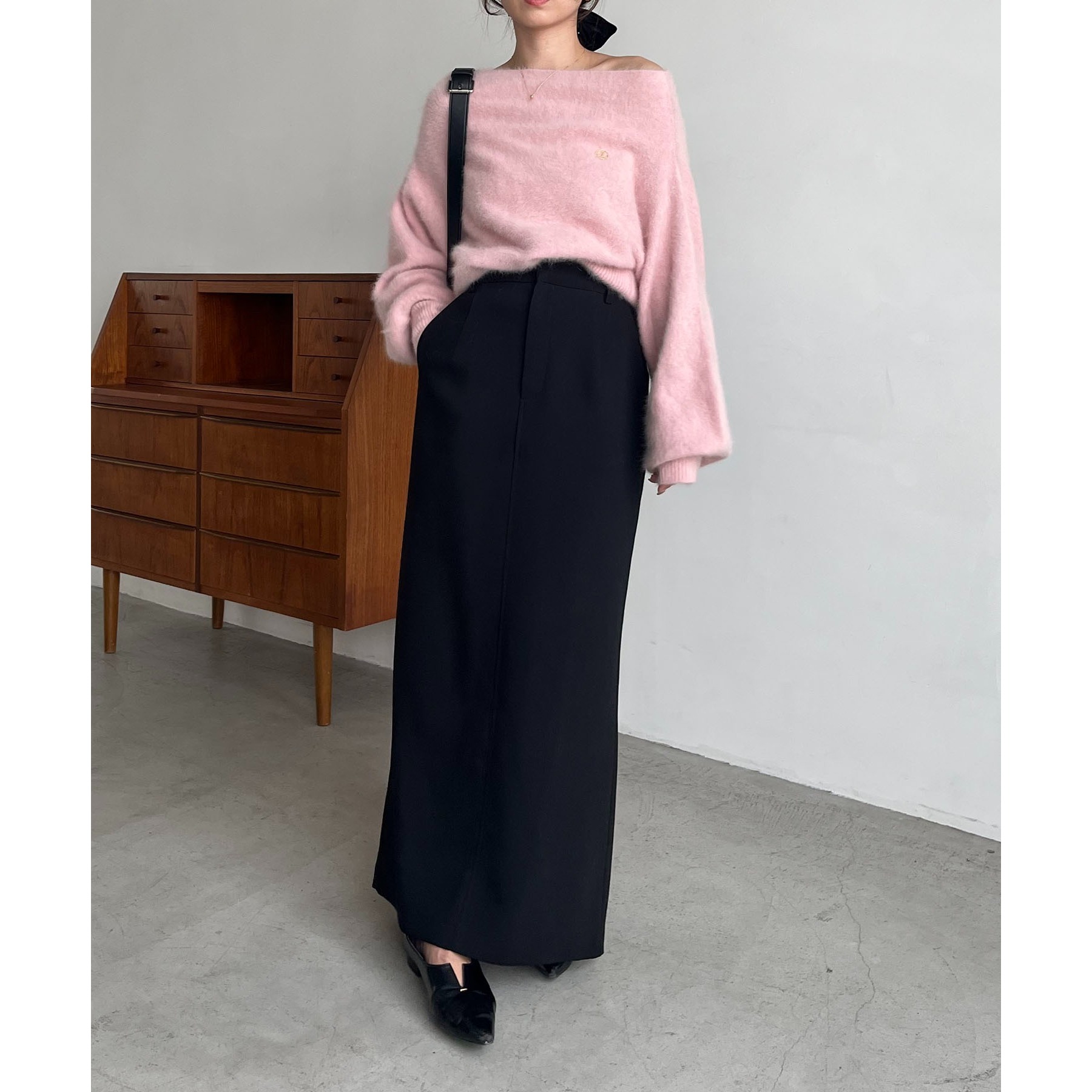 上質な着心地/全骨格細見え】〈C.L〉FOXカシミアドルマンニット 上質な着心地/全骨格細見え】〈C.L〉FOXカシミアドルマンニット