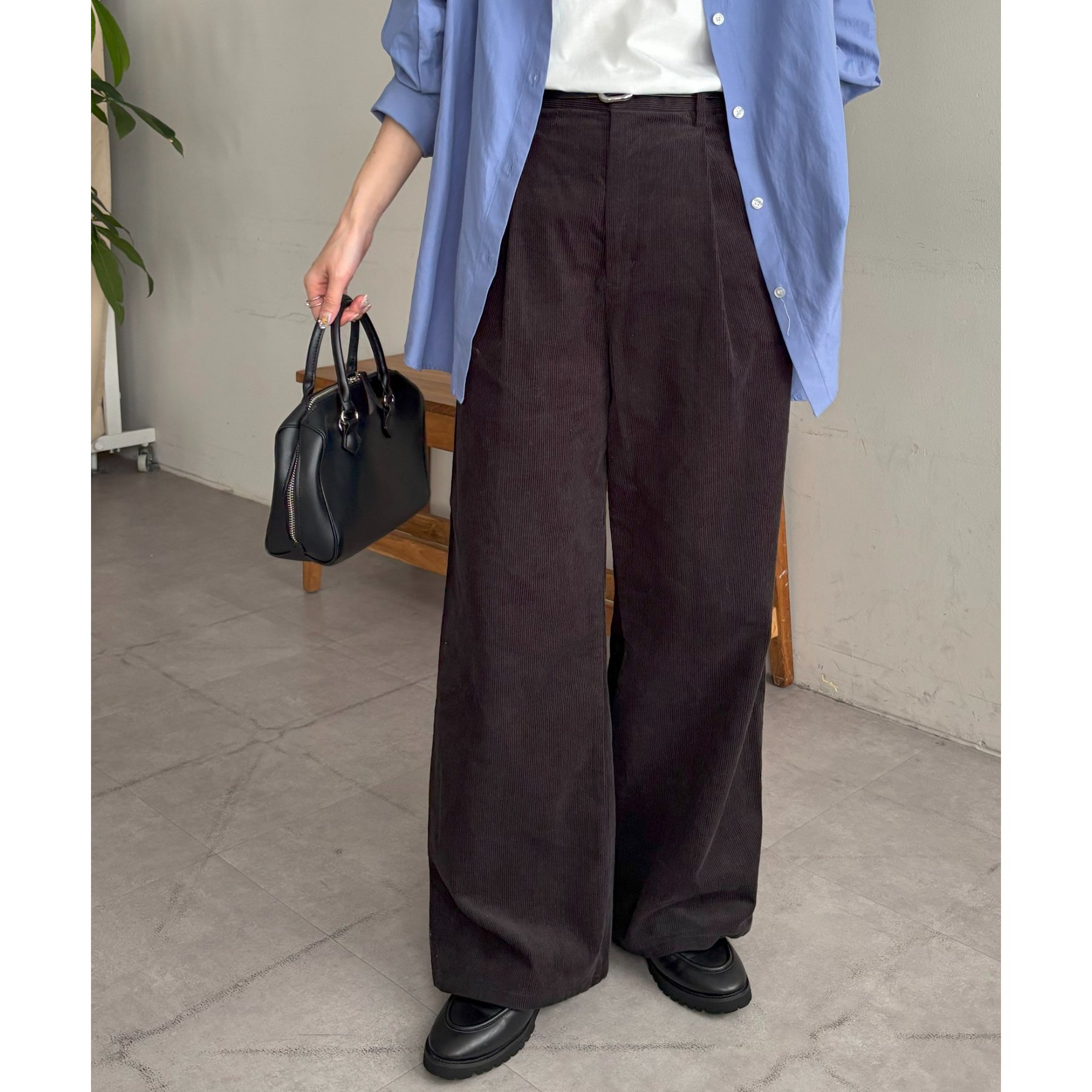 【fuukanonページ】 コーデュロイワイドパンツ | ファッション通販サイト NUGU