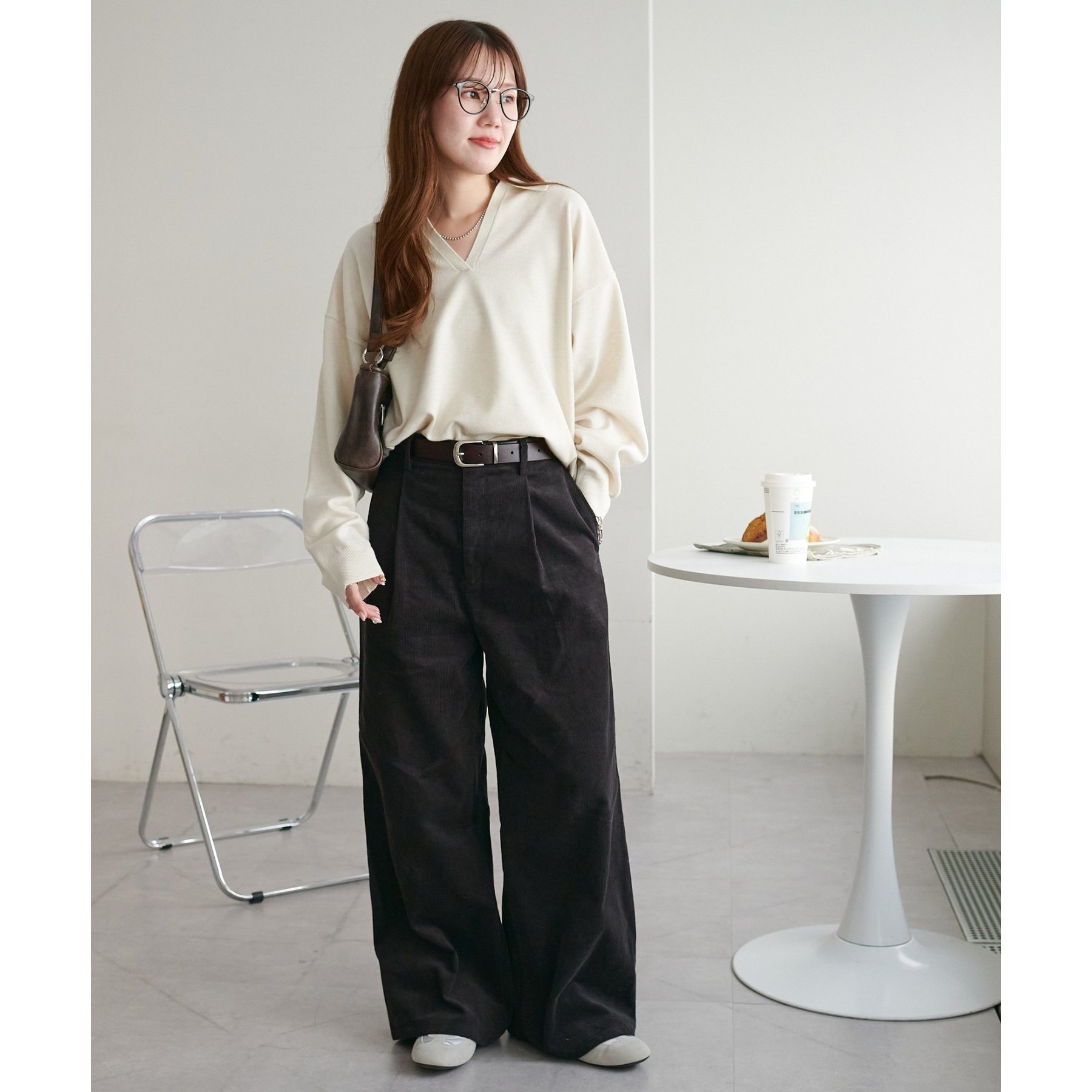 コーデュロイワイドパンツ | ファッション通販サイト NUGU