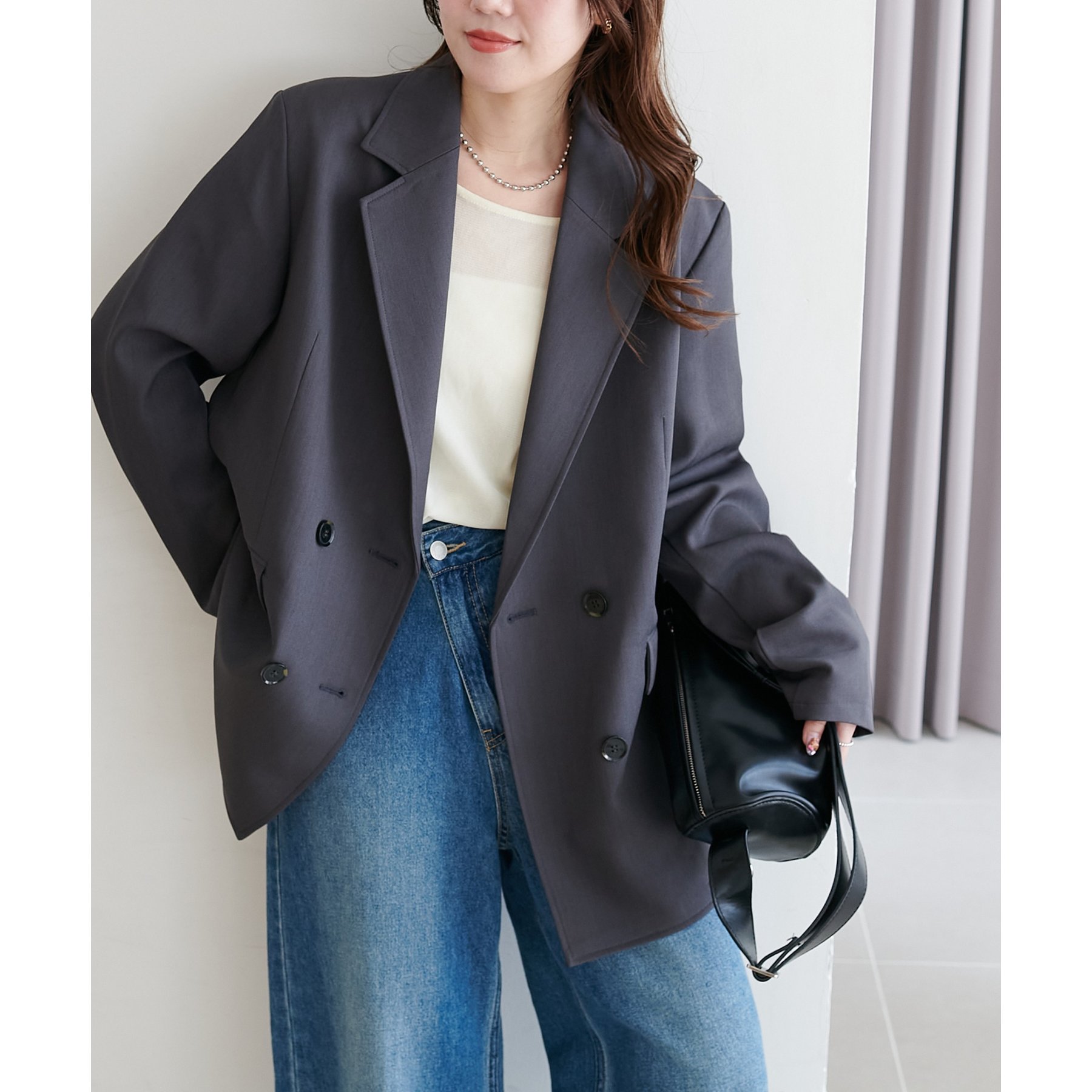 Wブレストテーラードジャケット | ファッション通販サイト NUGU
