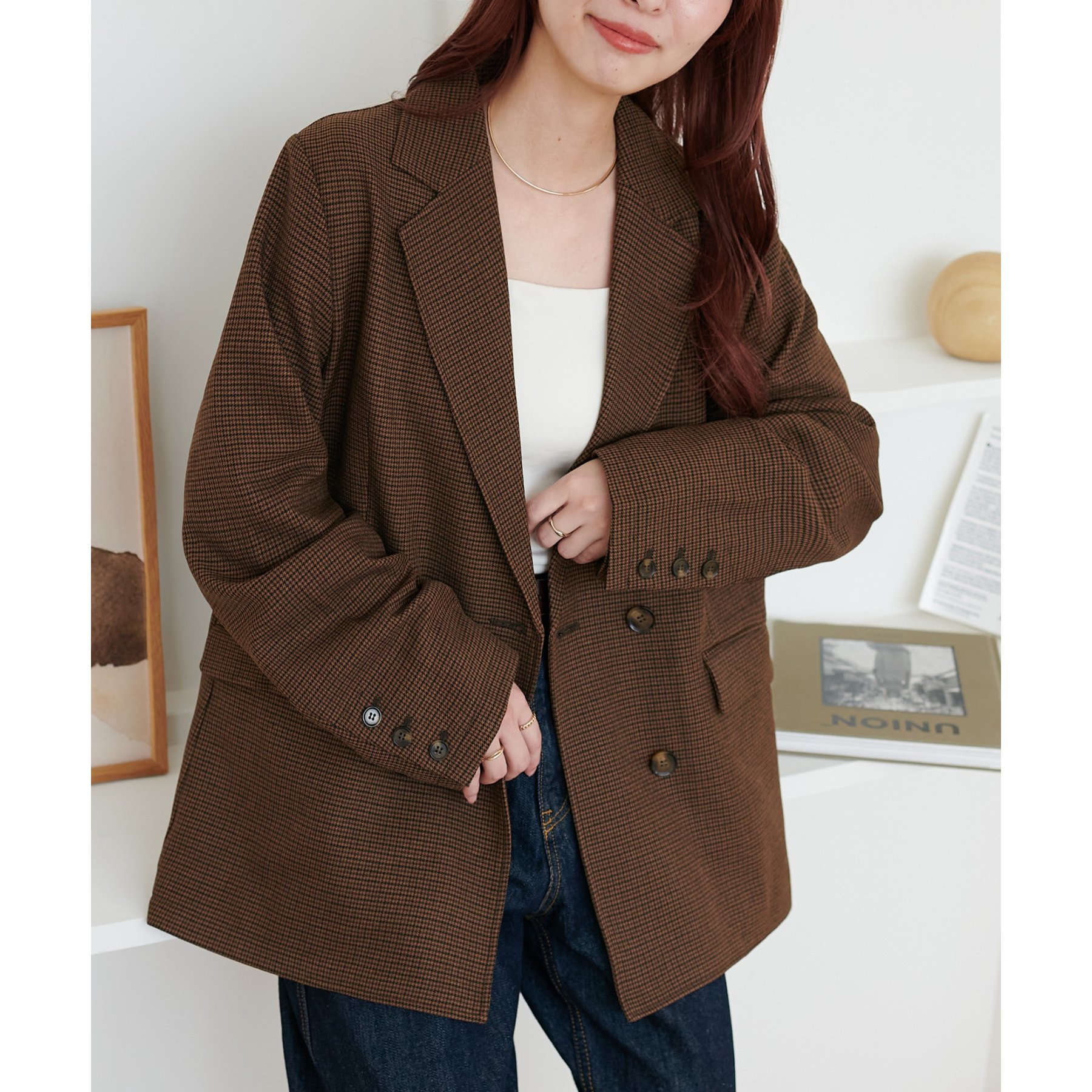 Wブレストテーラードジャケット Wブレストテーラードジャケット | ファッション通販サイト NUGU