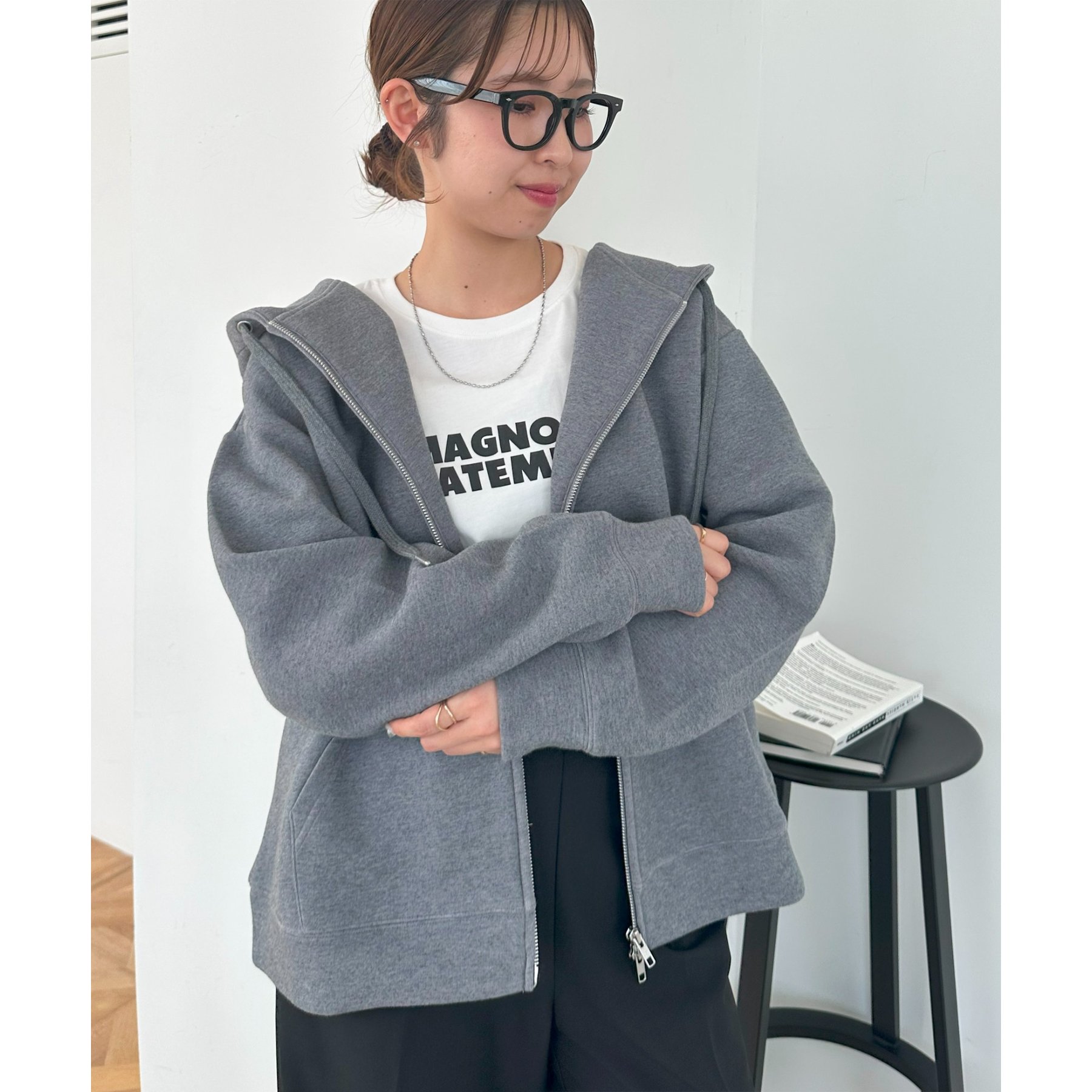 ユニセックス】ボンディングWジップビッグパーカー | ファッション通販