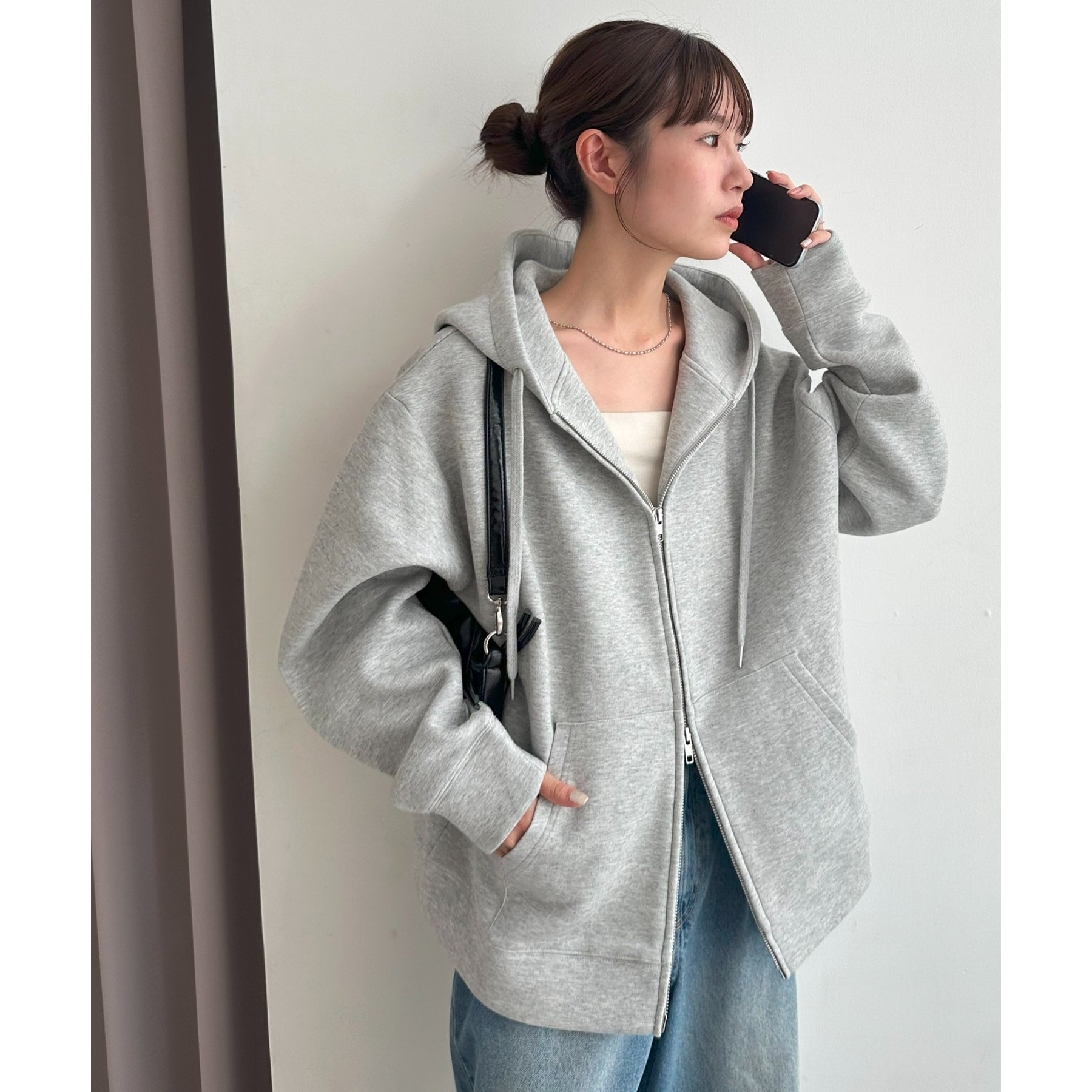 ユニセックス】ボンディングWジップビッグパーカー | ファッション通販