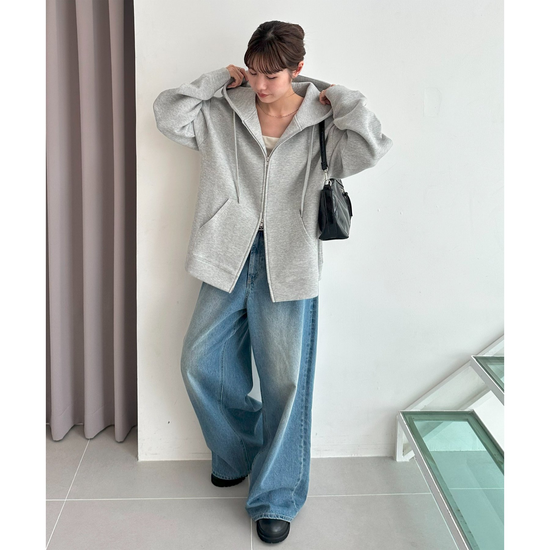 ユニセックス】ボンディングWジップビッグパーカー | ファッション通販