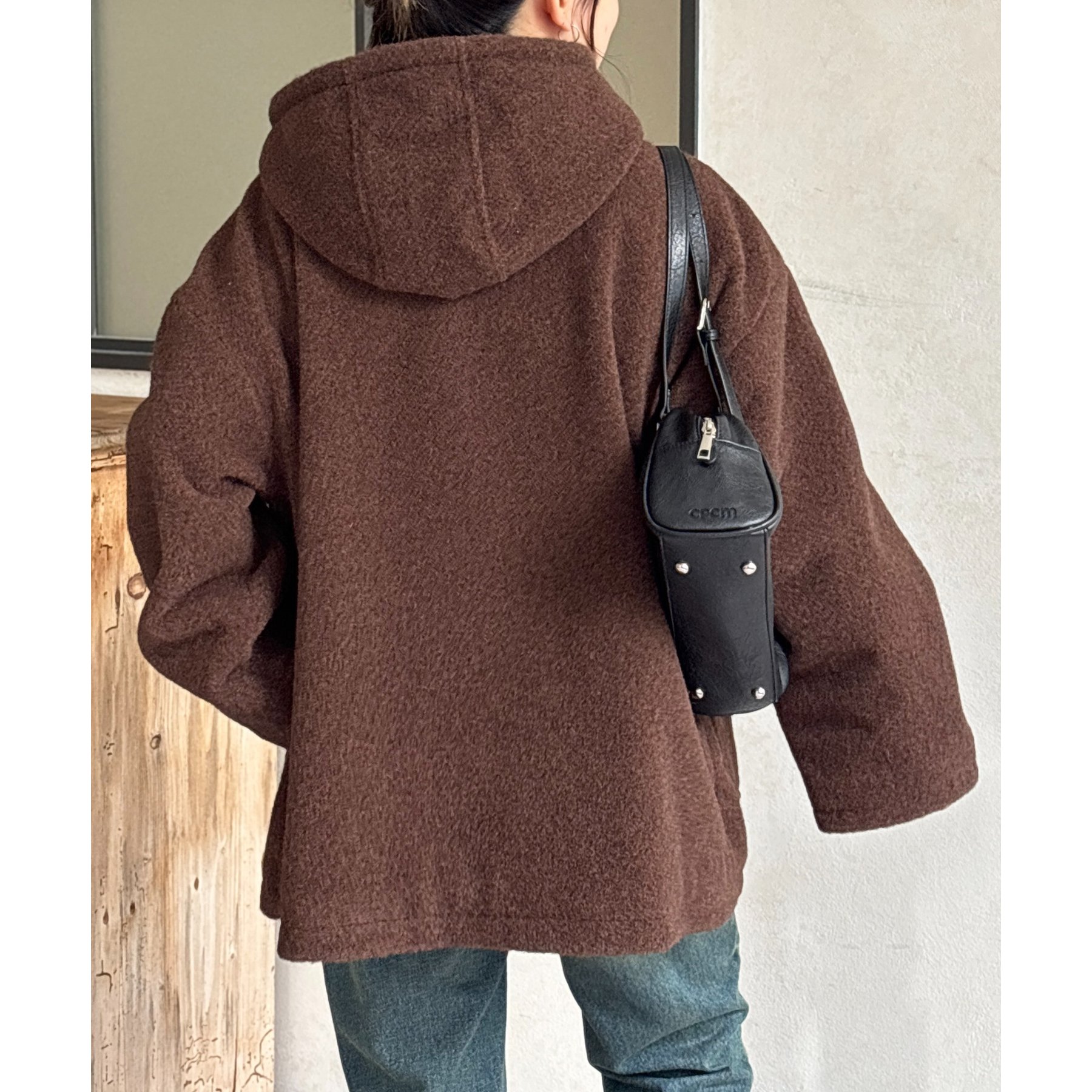 Y】CPCM スライバーダッフルコート ブラック CPCM｜スライバーダッフル