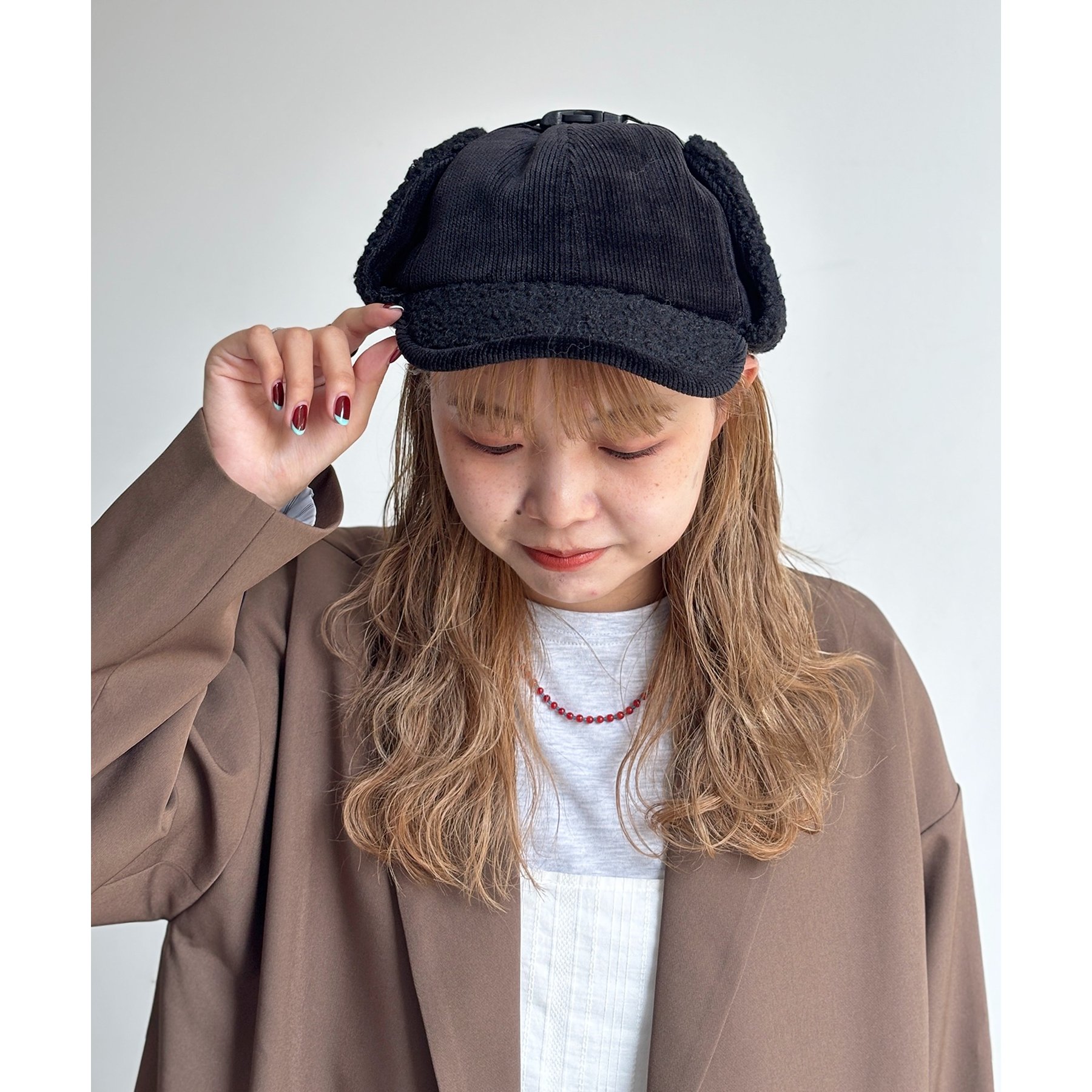 コーデュロイフライトキャップ | ファッション通販サイト NUGU