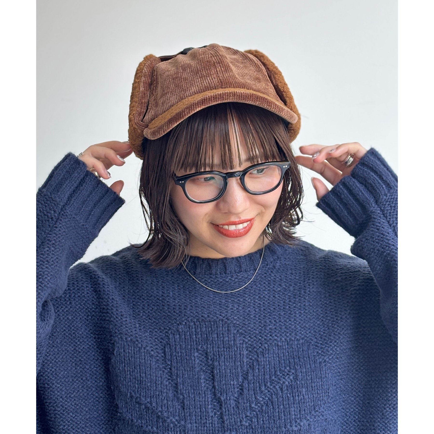 コーデュロイフライトキャップ | ファッション通販サイト NUGU