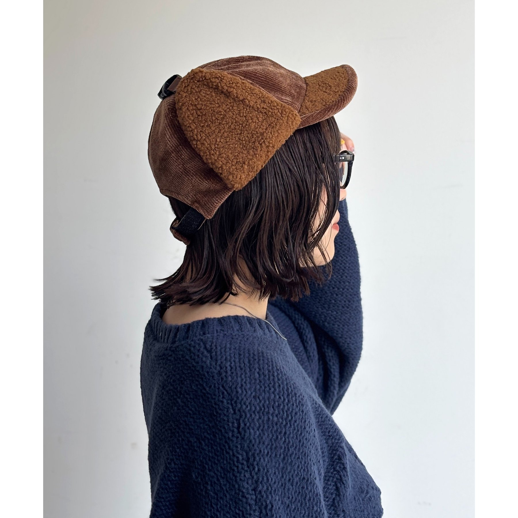 コーデュロイフライトキャップ | ファッション通販サイト NUGU