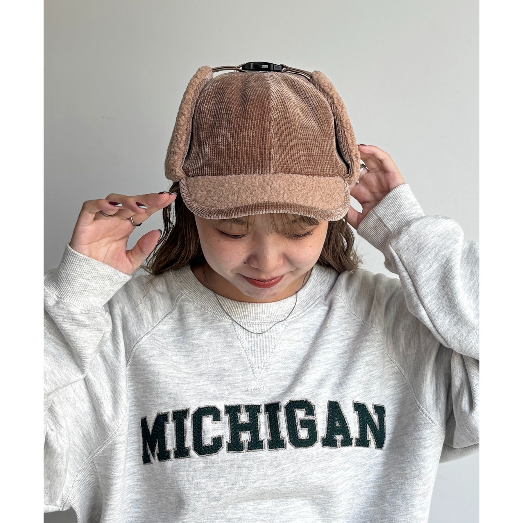 コーデュロイフライトキャップ | ファッション通販サイト NUGU