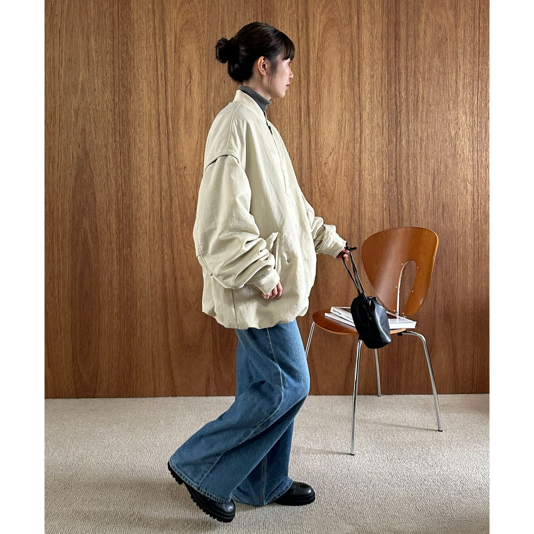 ユニセックス】デタッチャブル2WAYメモリーボンバージャケット