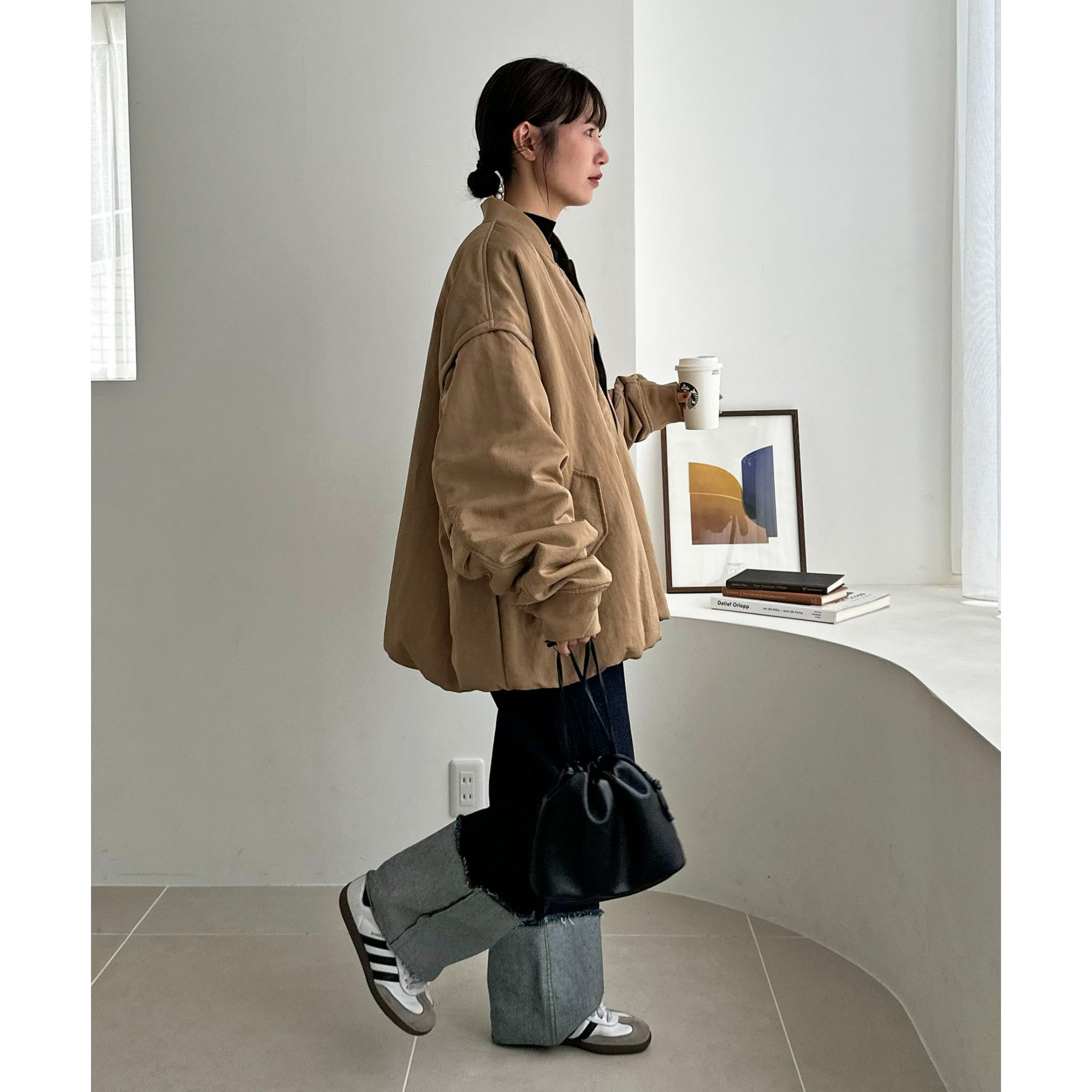 ユニセックス】デタッチャブル2WAYメモリーボンバージャケット