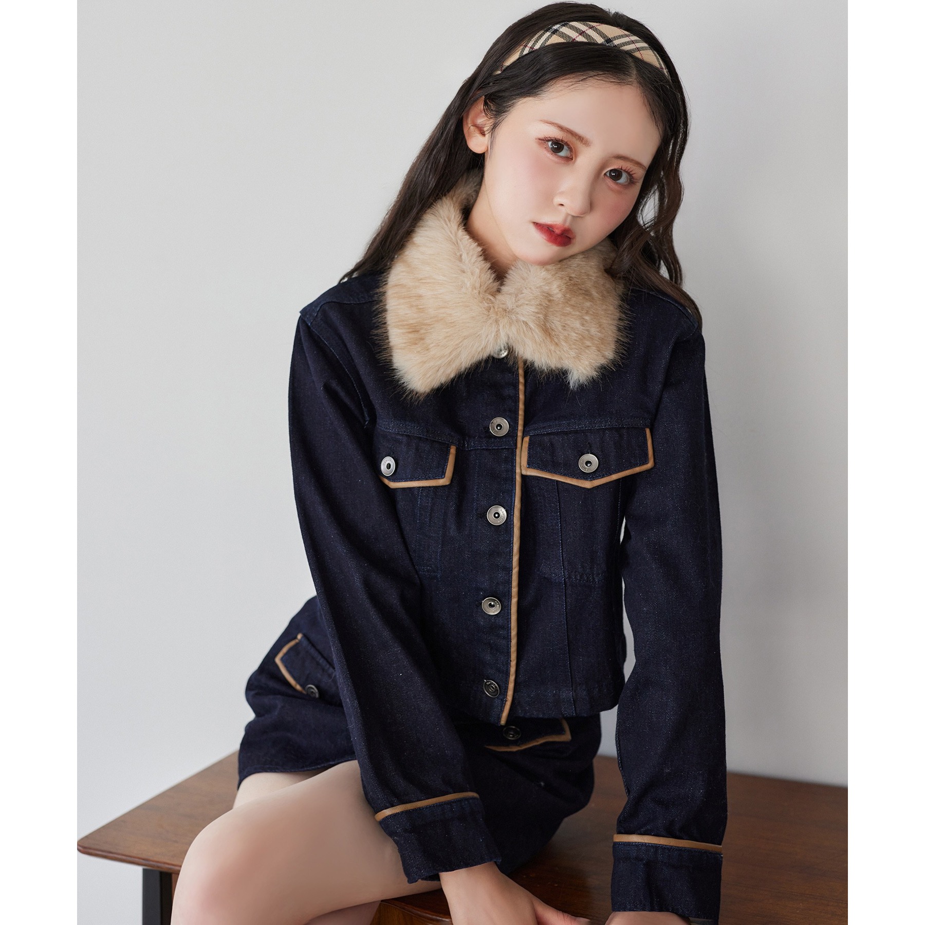 美品♡ルネ 36 ツイードジャケット　ブルーネイビー系 美品♡ルネ 36 ツイードジャケット ブルーネイビー系 - メルカリ