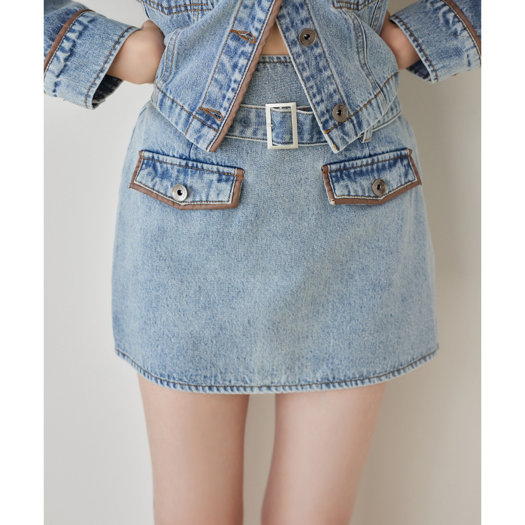 スカート mukcyen MINI SKIRT check pleats mini skirt – BUNNY APARTMENT