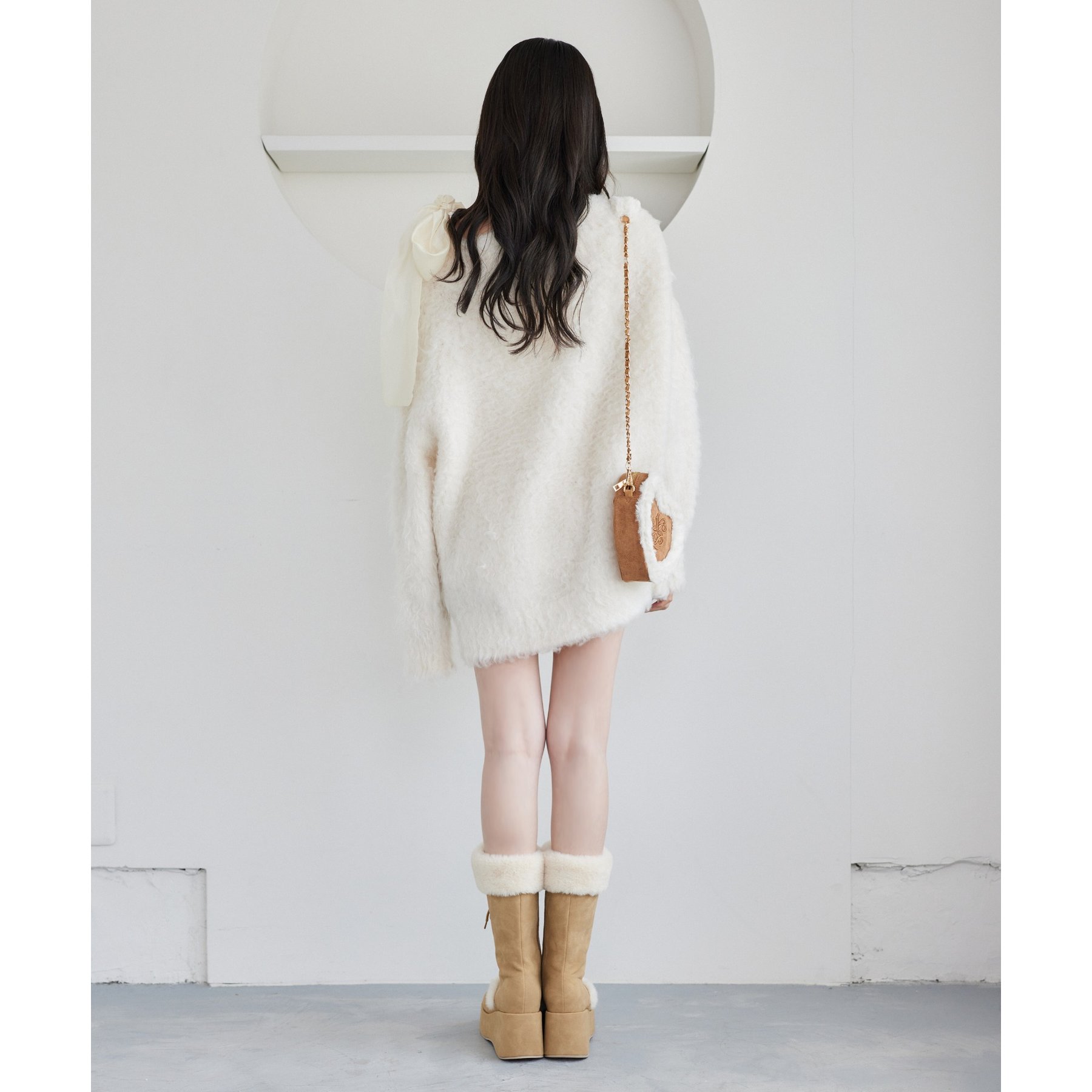 メリーカールチュニックニット | ファッション通販サイト NUGU