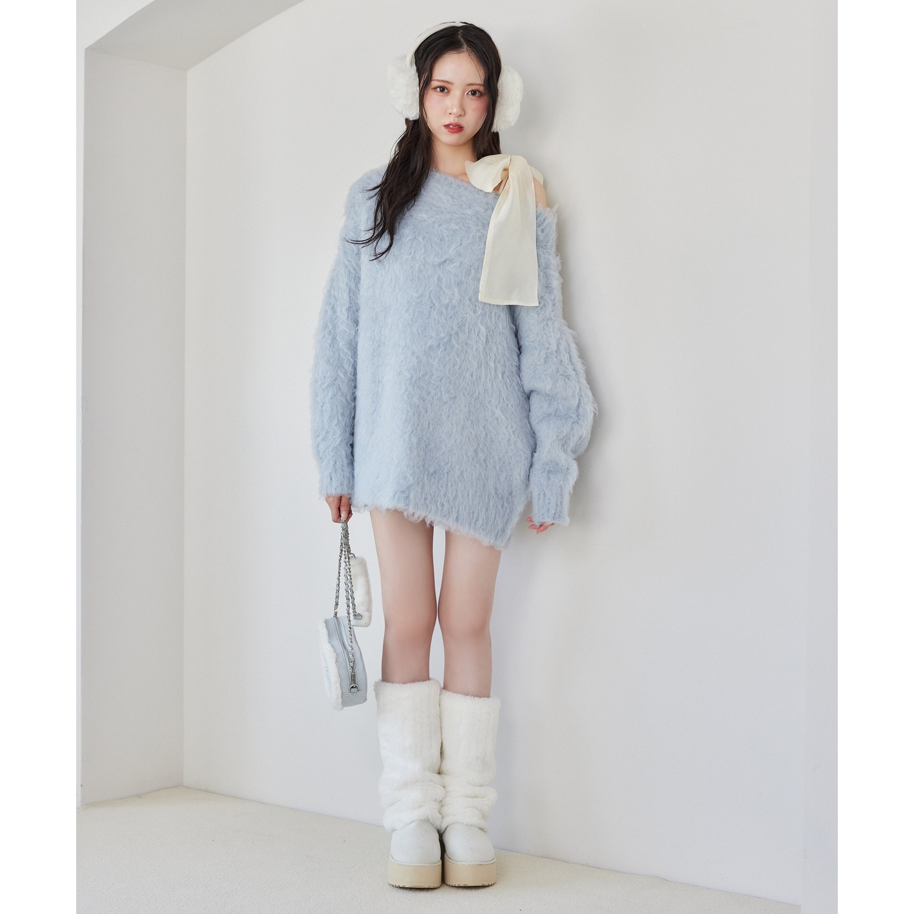 ナイスクラップ / メリーカールチュニックニット メリーカールチュニックニット | ファッション通販サイト NUGU