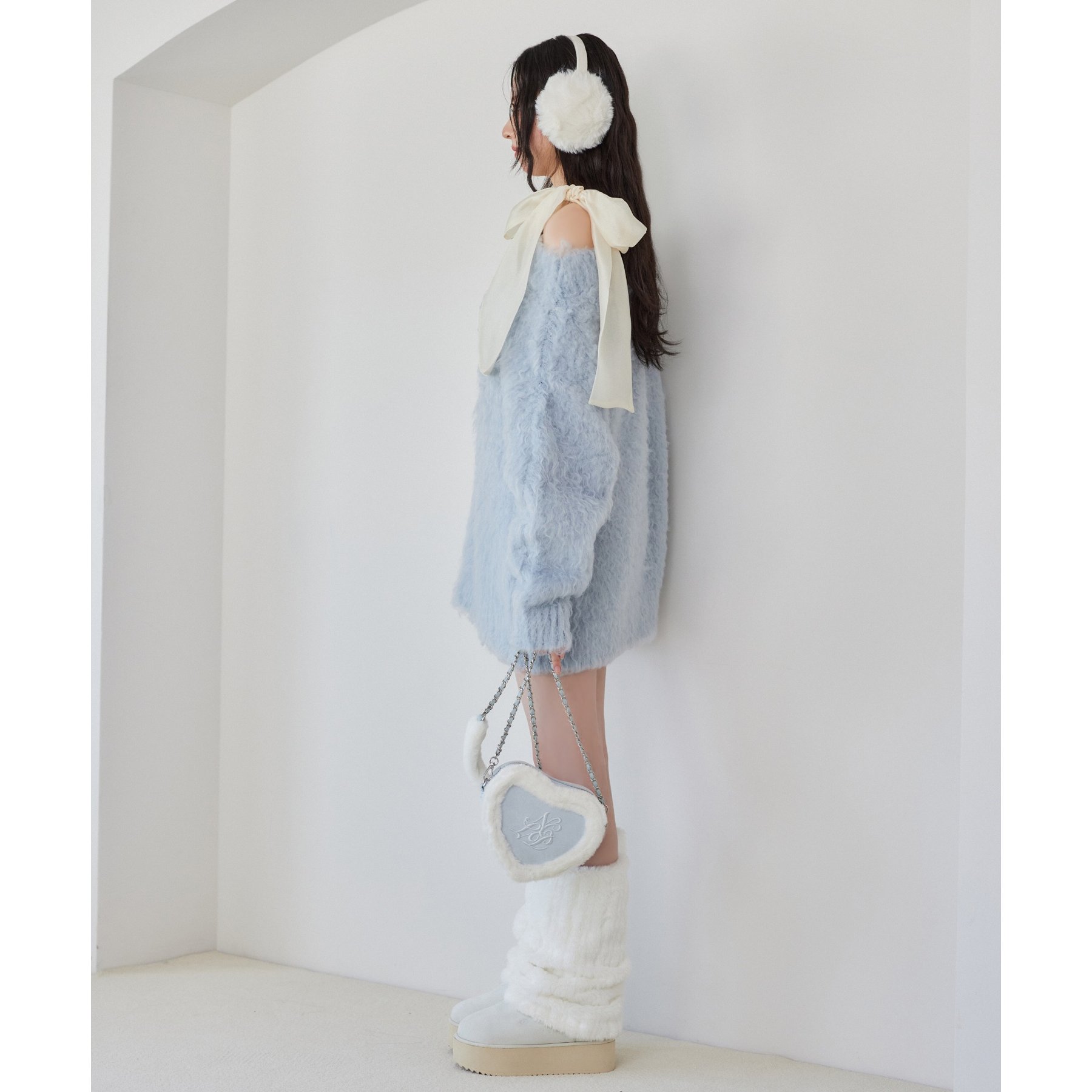 ナイスクラップ　NICECLAUP メリーカールチュニックニット メリーカールチュニックニット | ファッション通販サイト NUGU