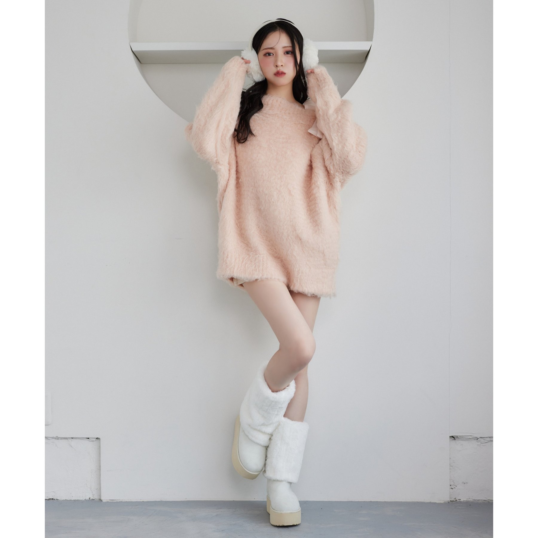 メリーカールチュニックニット | ファッション通販サイト NUGU