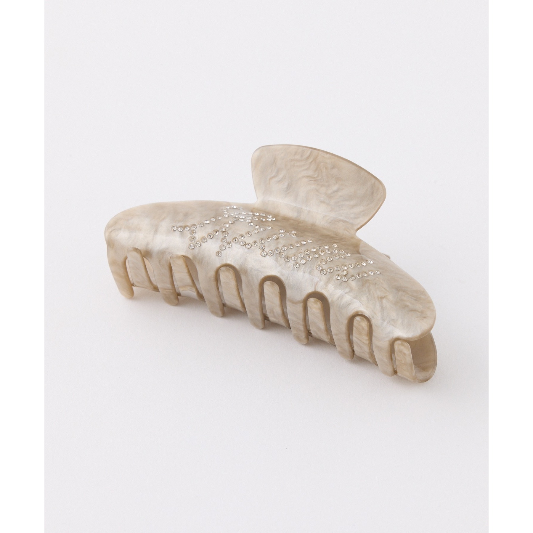 【Latini】ロゴストーンワニクリップ