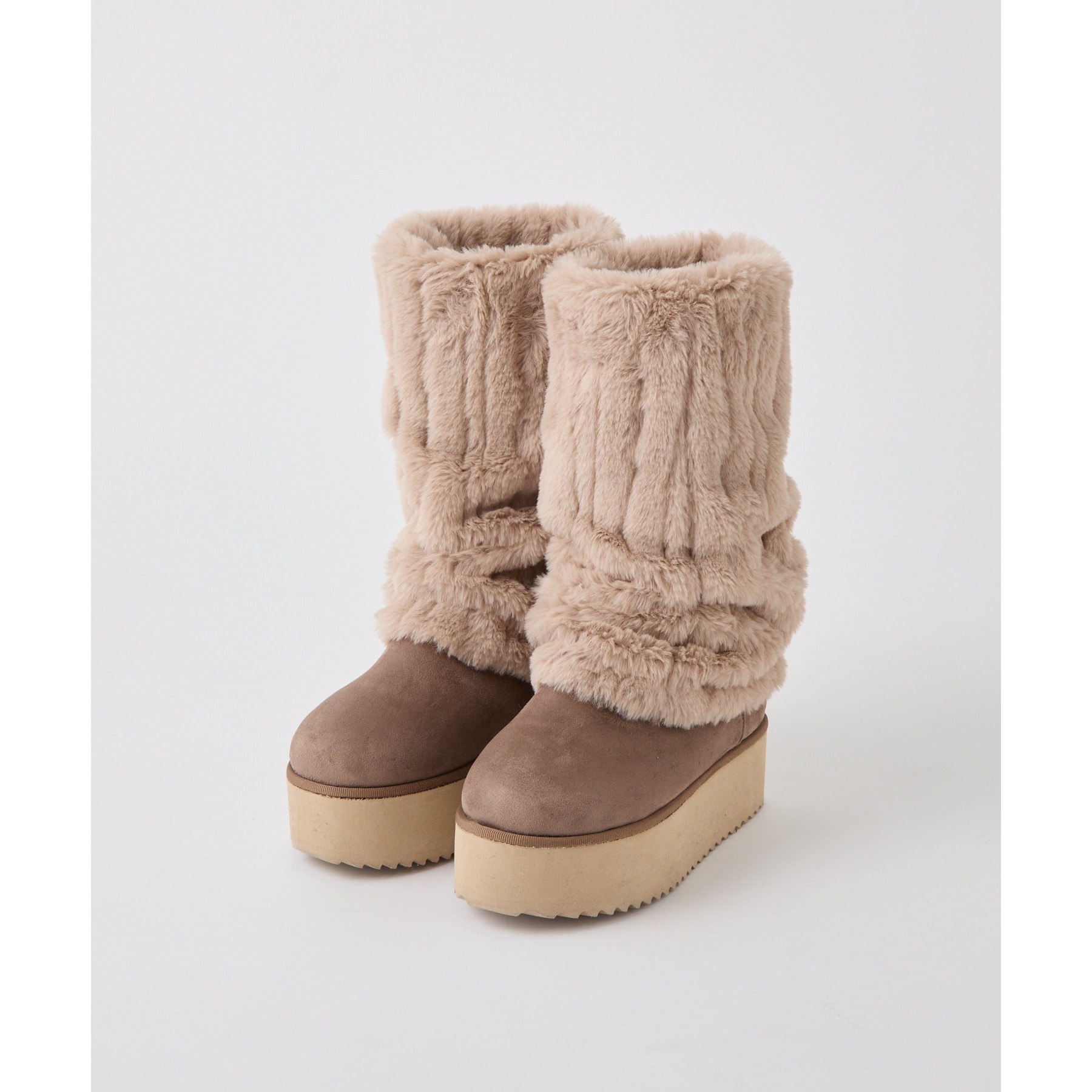 2wayフェイクムートンブーツ | ファッション通販サイト NUGU