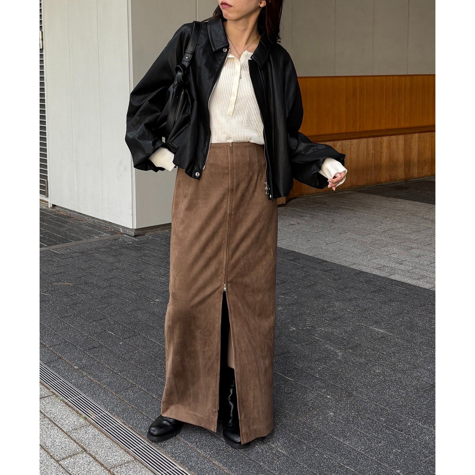 サイズ展開あり/軽量】バルーンレザージャケット | ファッション通販