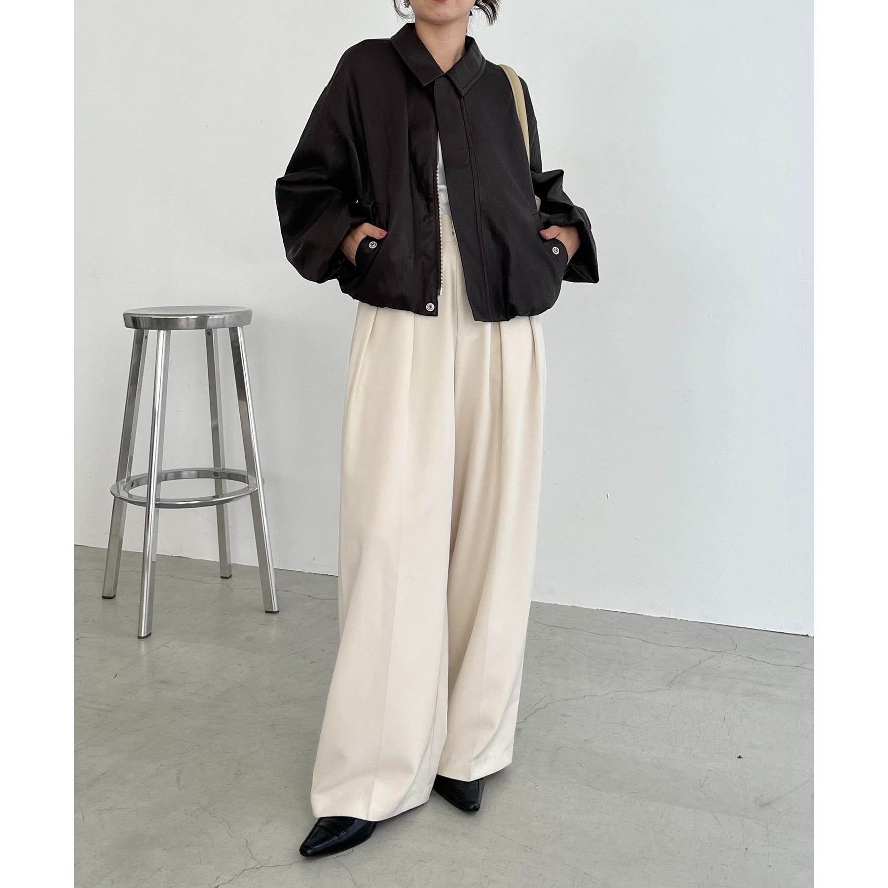 s*a様 バルーンレザージャケット s*a様 バルーンレザージャケット バルーンフェイクレザージャケット 秋