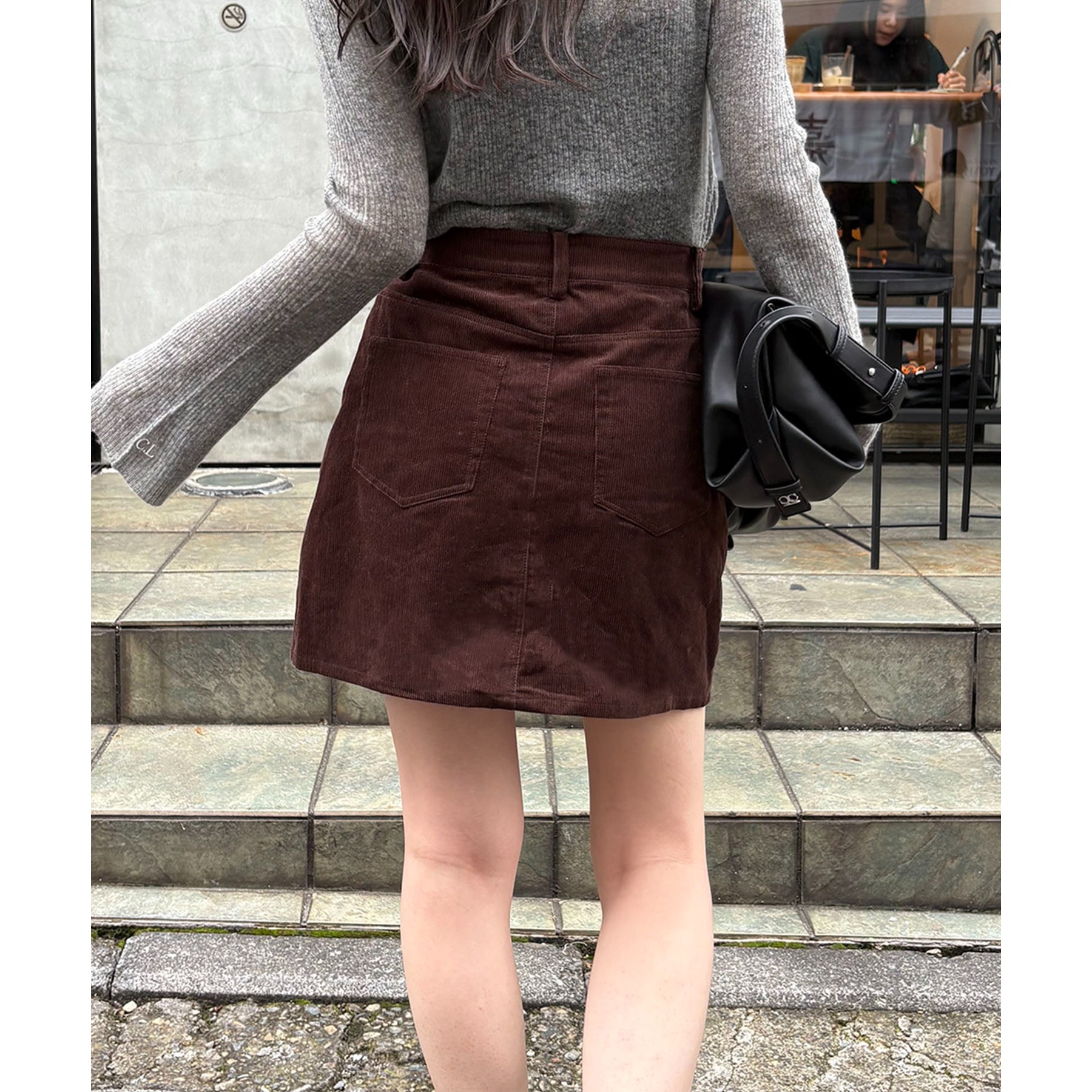 新色/レイヤード対応】コーデュロイ台形スカート | ファッション通販