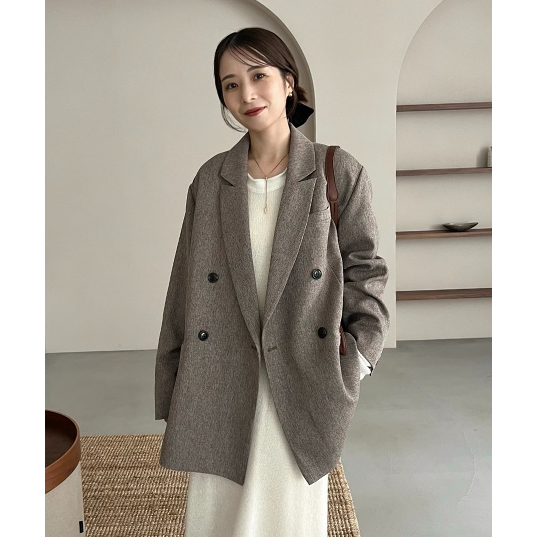 CAPRICIEUX LE'MAGE nanaco コラボ ツイードジャケット CAPRICIEUX LE'MAGE×nanacoコラボ】ツイードジャケット | ファッション