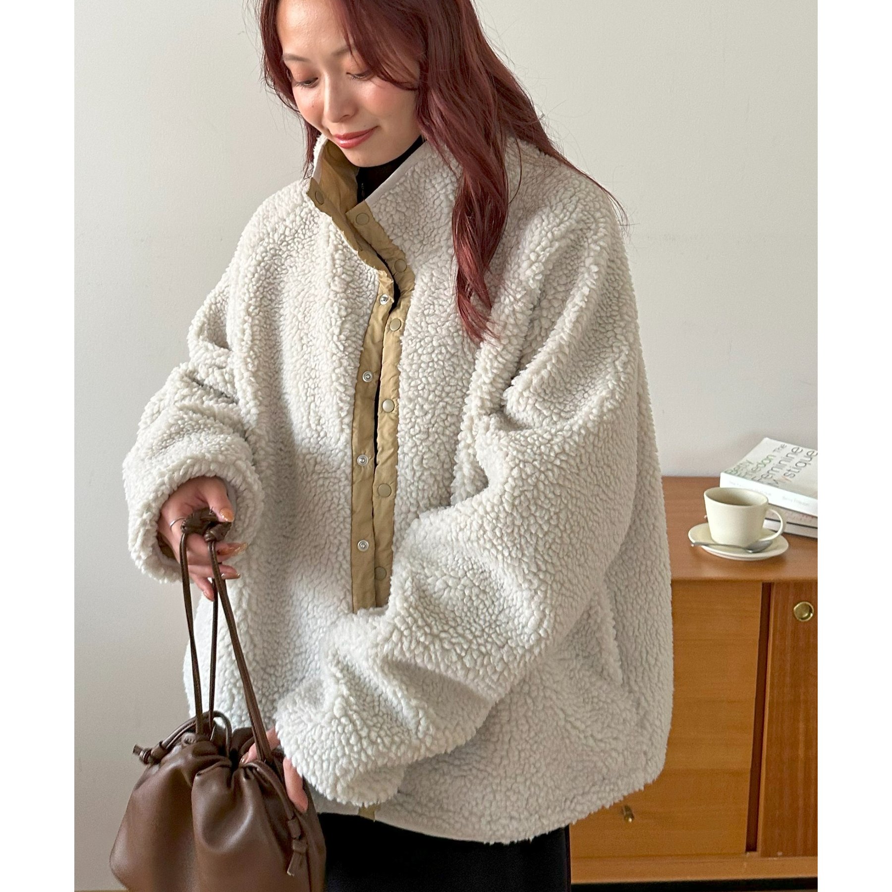 ユニセックス】ボアリバーシブルブルゾン | ファッション通販サイト NUGU