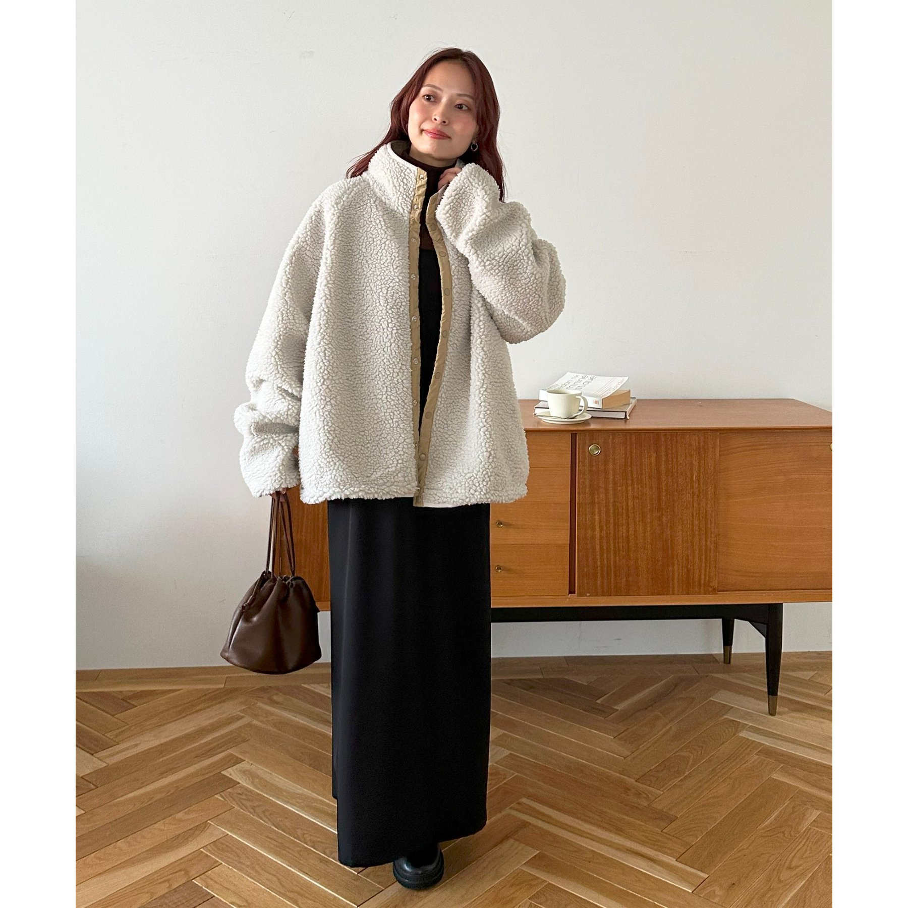 ユニセックス】ボアリバーシブルブルゾン | ファッション通販サイト NUGU