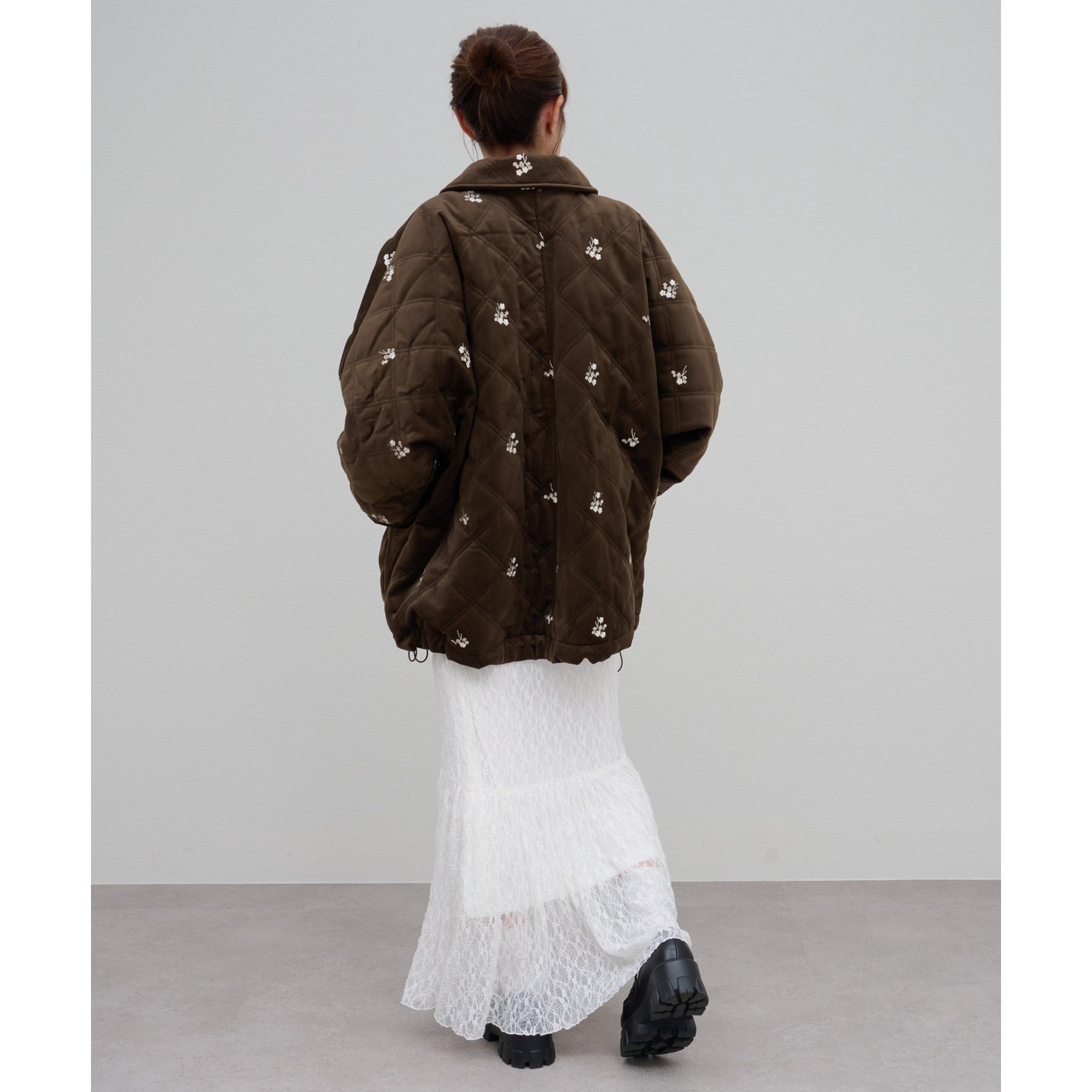 umm.】ベロア刺繍キルティングジャケット | ファッション通販サイト NUGU