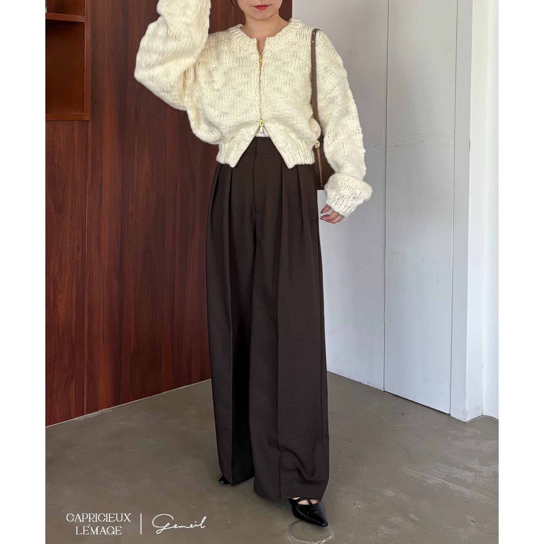 LE'MAGE×gemeilコラボ】スラブジップカーディガン | ファッション通販